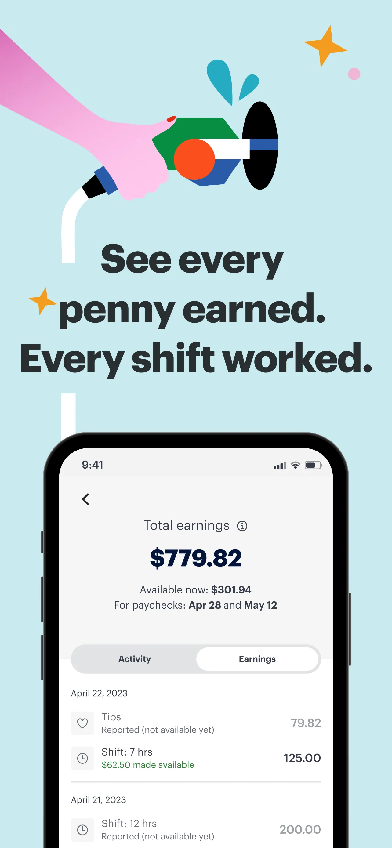 DailyPay On-Demand Pay iphone screenshot 2