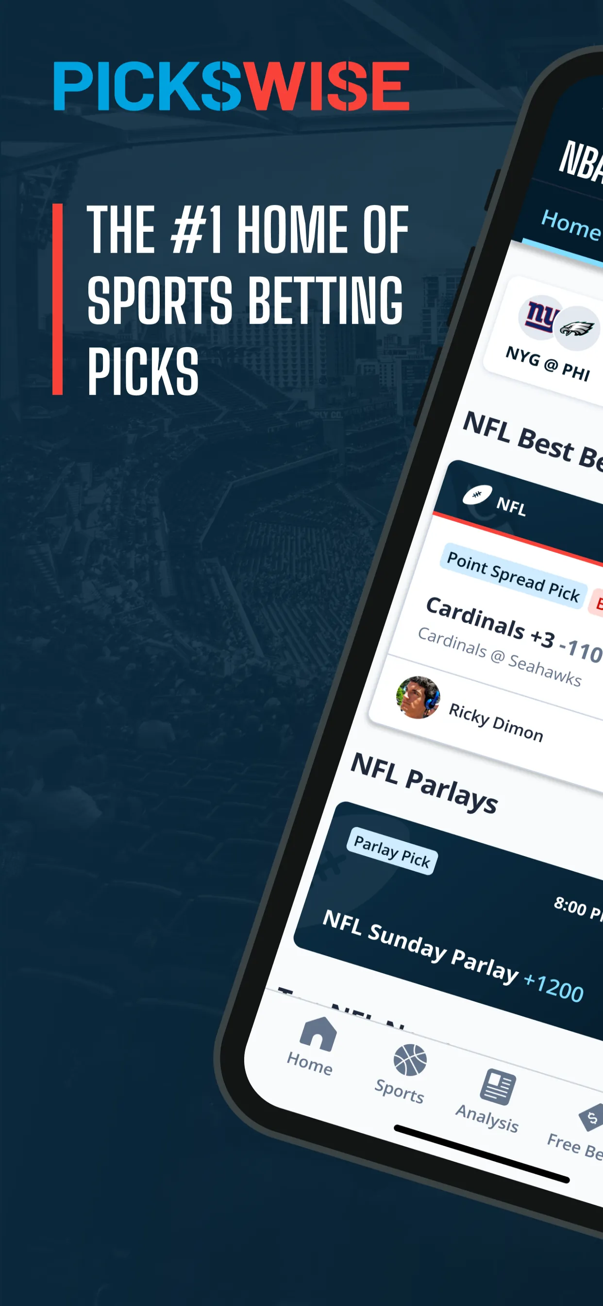 Pickswise Sports Betting iphone screenshot 2