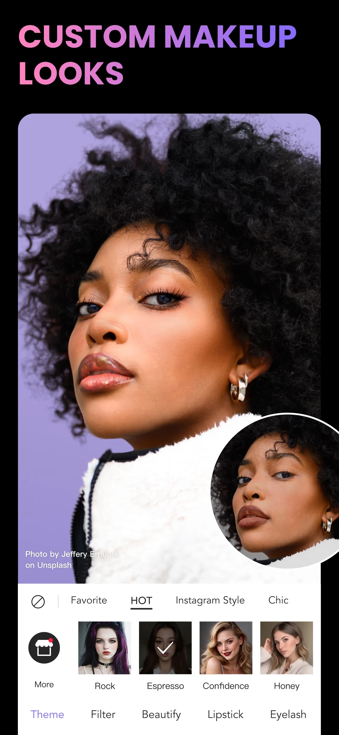 MakeupPlus- AI Portrait iphone screenshot 1