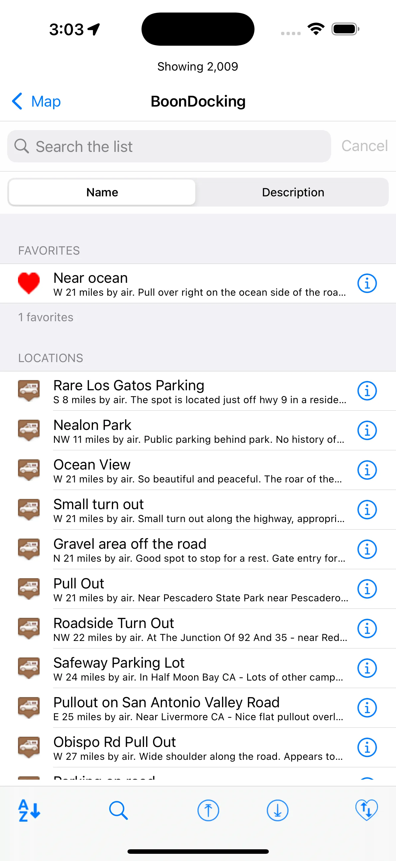 Boondocking iphone screenshot 5