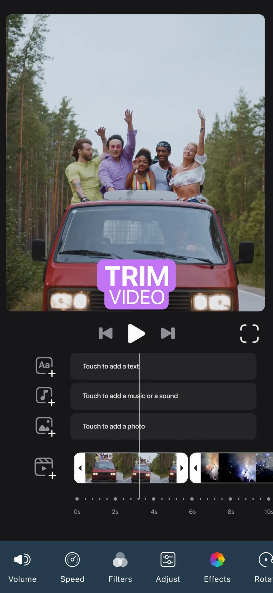 Video Editor · iphone screenshot 1