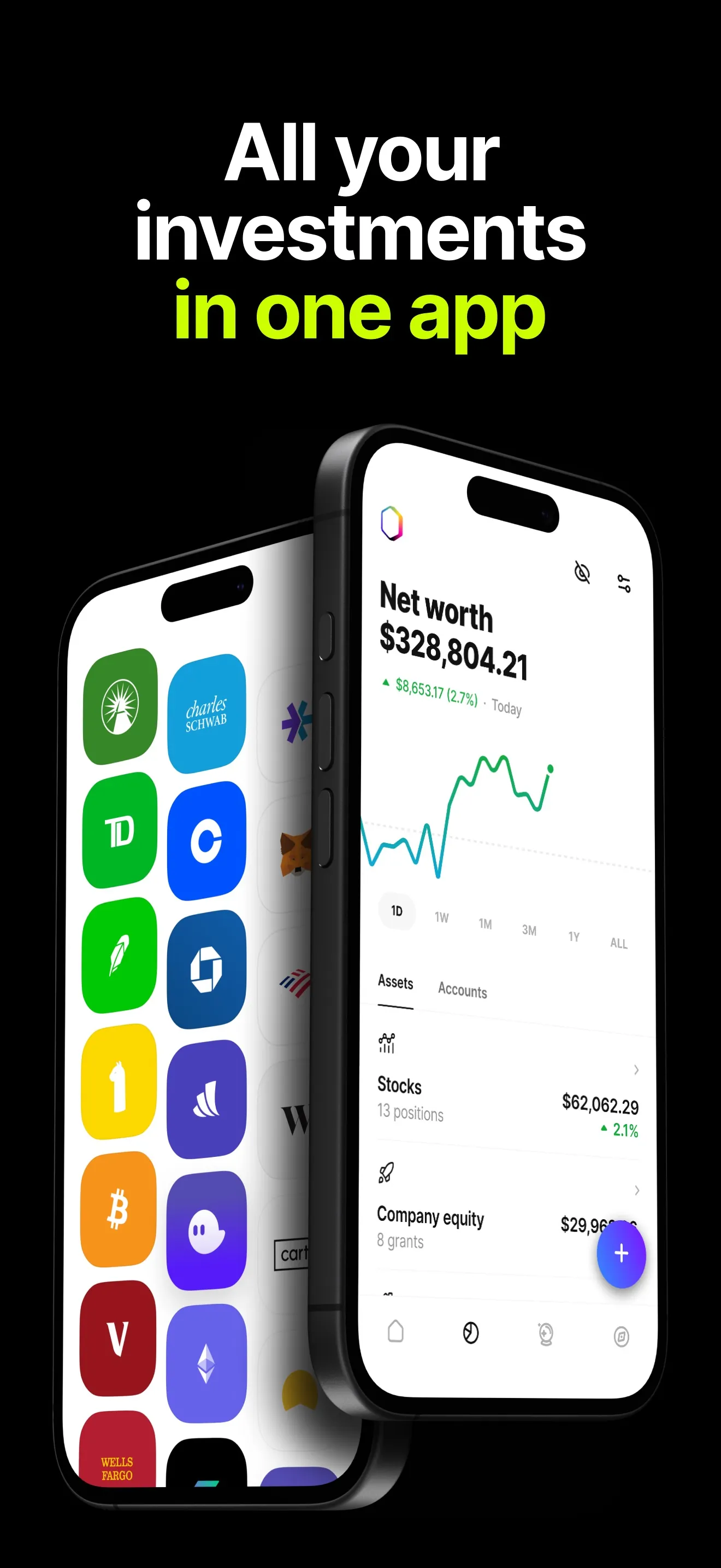 Roi: Track & Grow Net Worth iphone screenshot 2