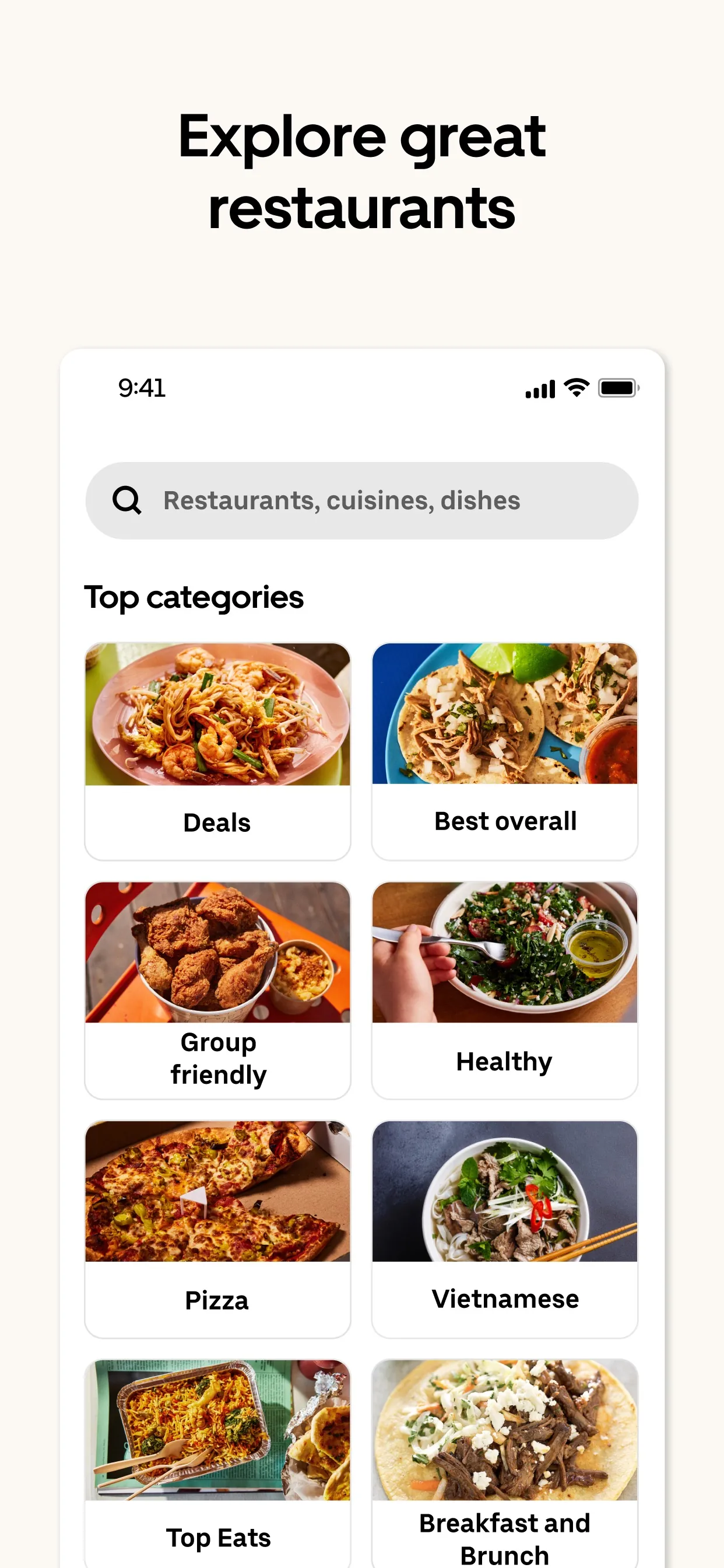 Uber Eats: Food & Groceries iphone screenshot 4