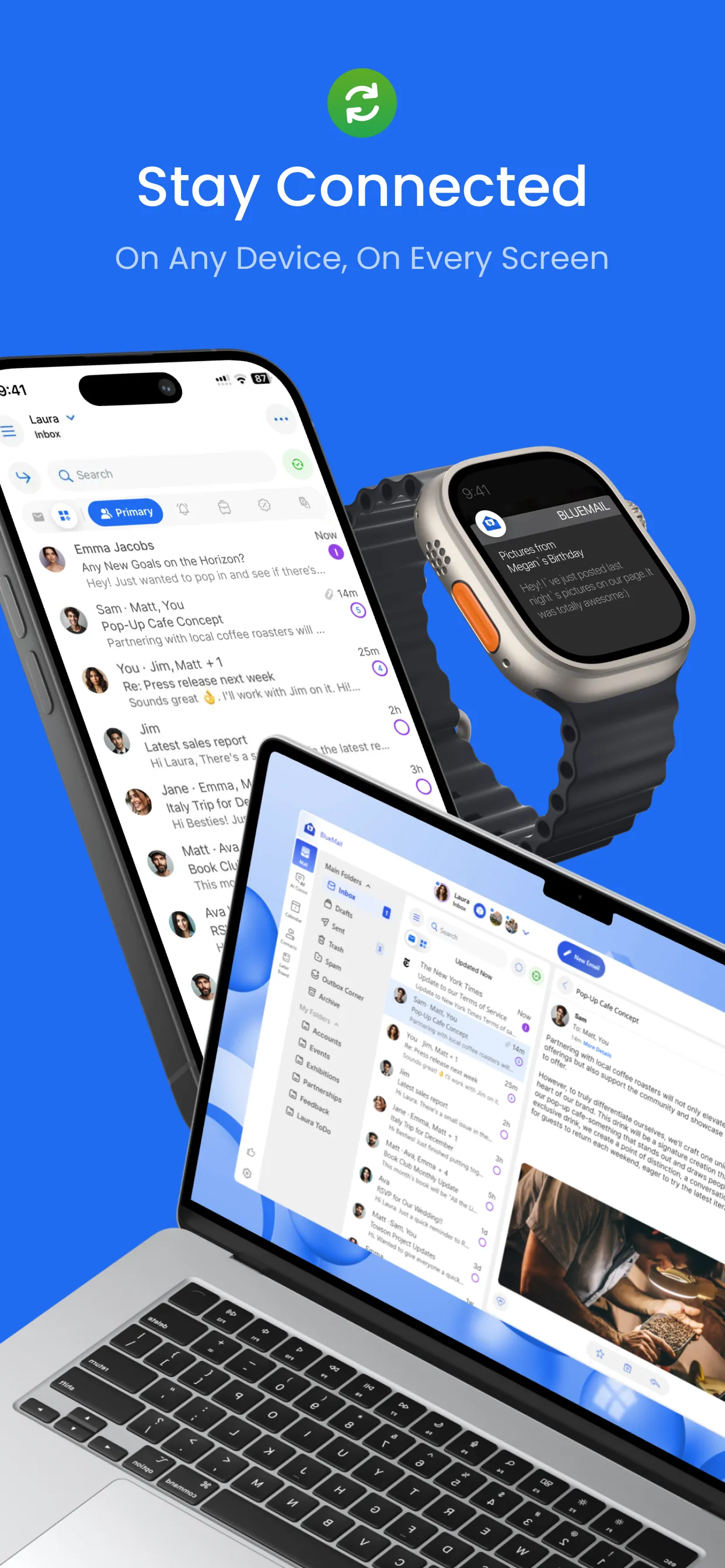 Blue Mail - Email | Calendar iphone screenshot 8