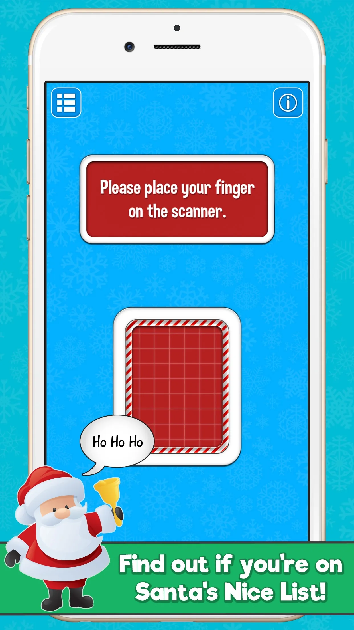 Santa's Naughty or Nice List iphone screenshot 1