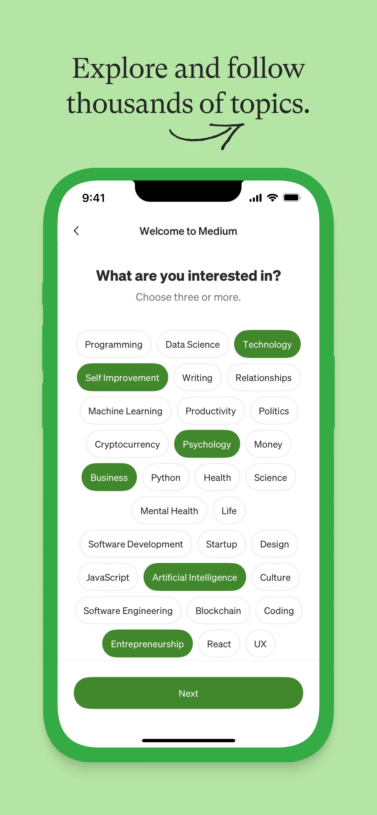 Medium: Read & Write Stories iphone screenshot 2