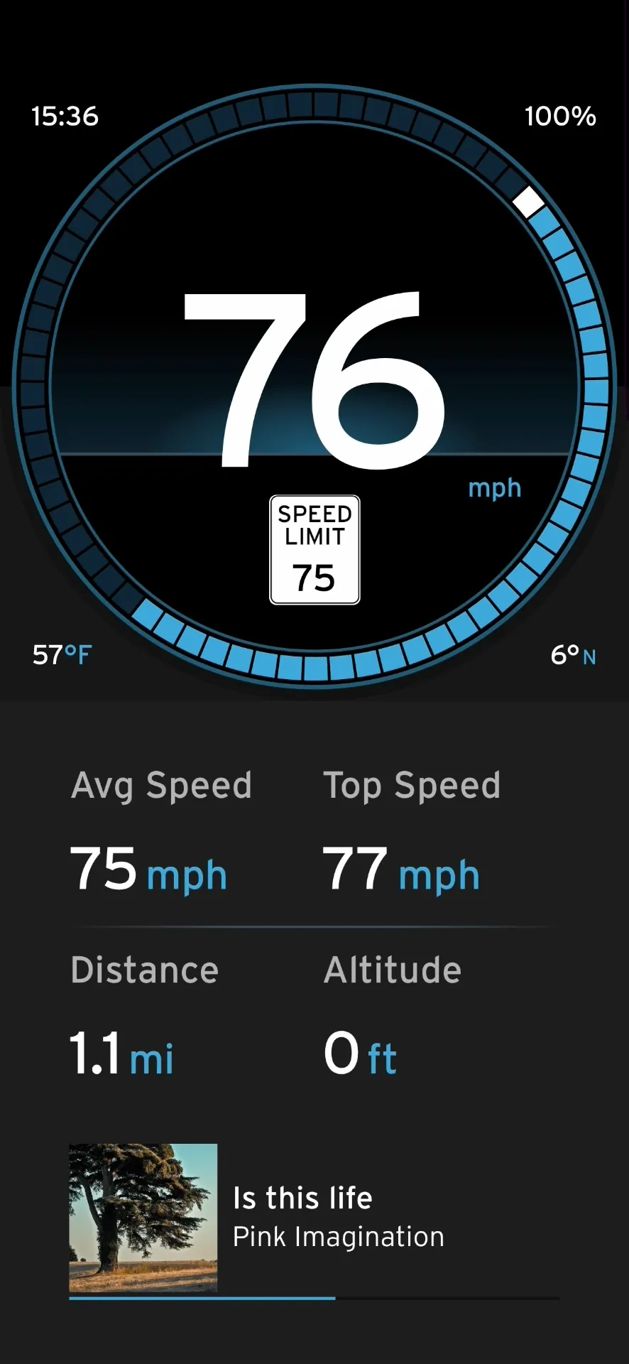 Speedometer GPS Digital MPH iphone screenshot 1