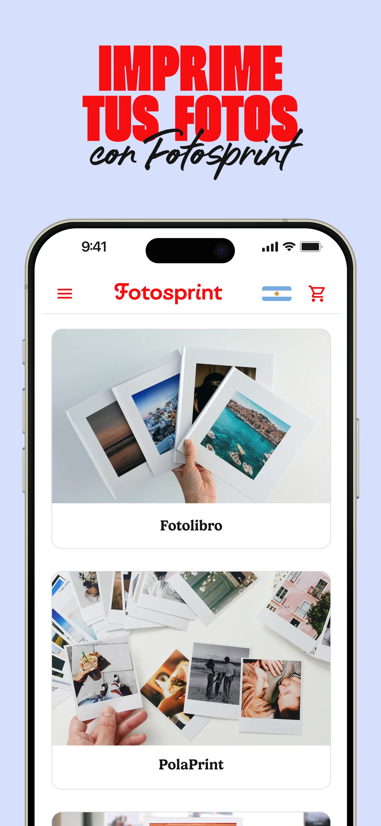 FotoSprint - Imprime tus fotos iphone screenshot 1