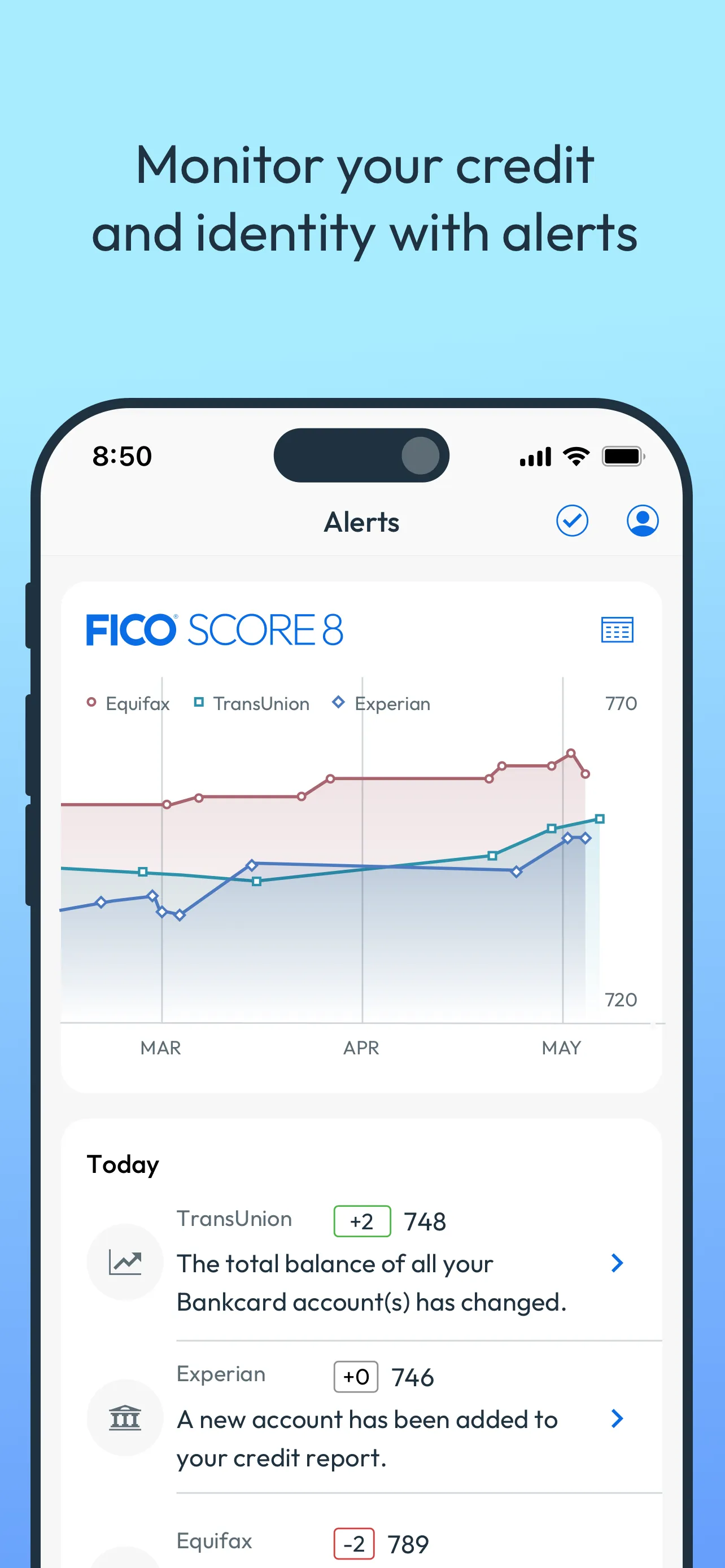 myFICO - FICO Score Monitoring iphone screenshot 4