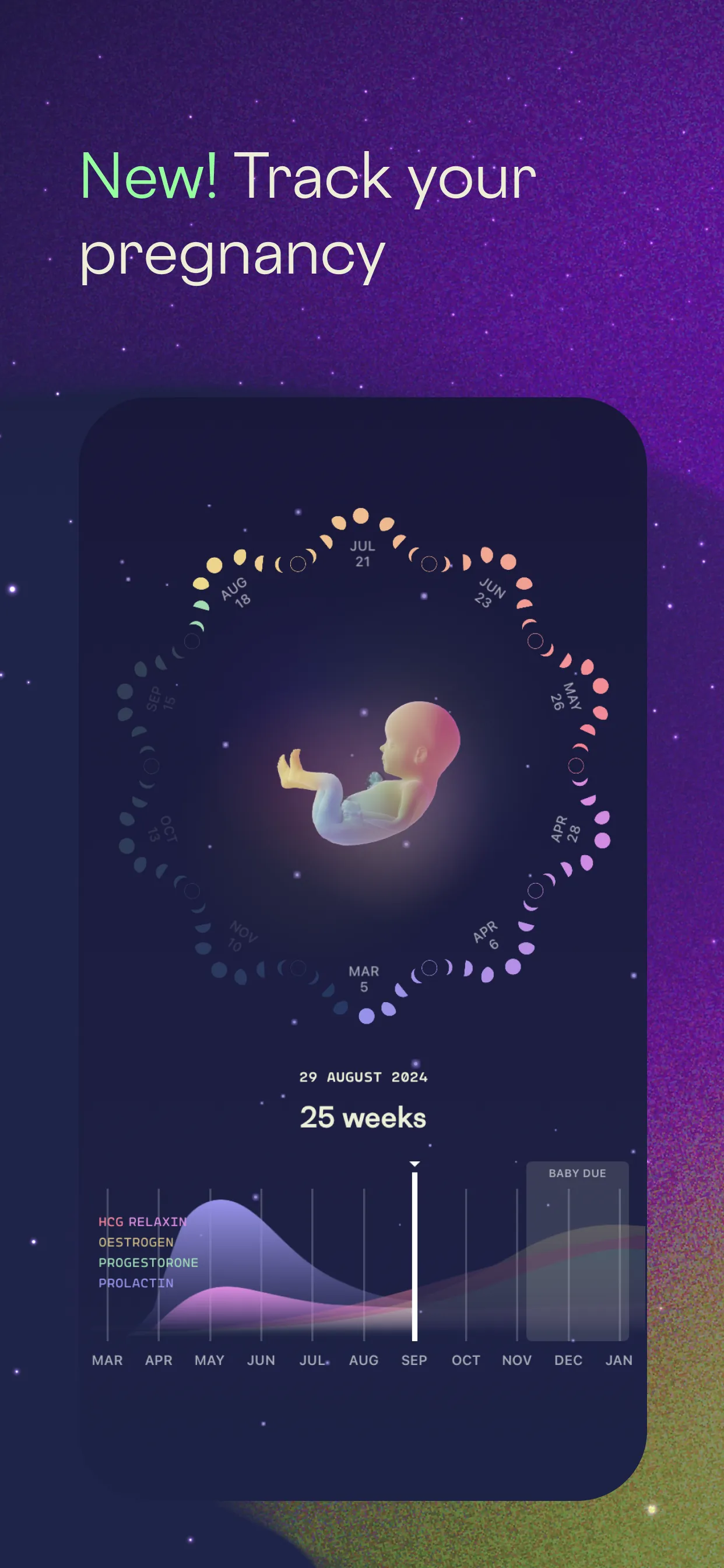 Stardust: Period & Pregnancy iphone screenshot 9