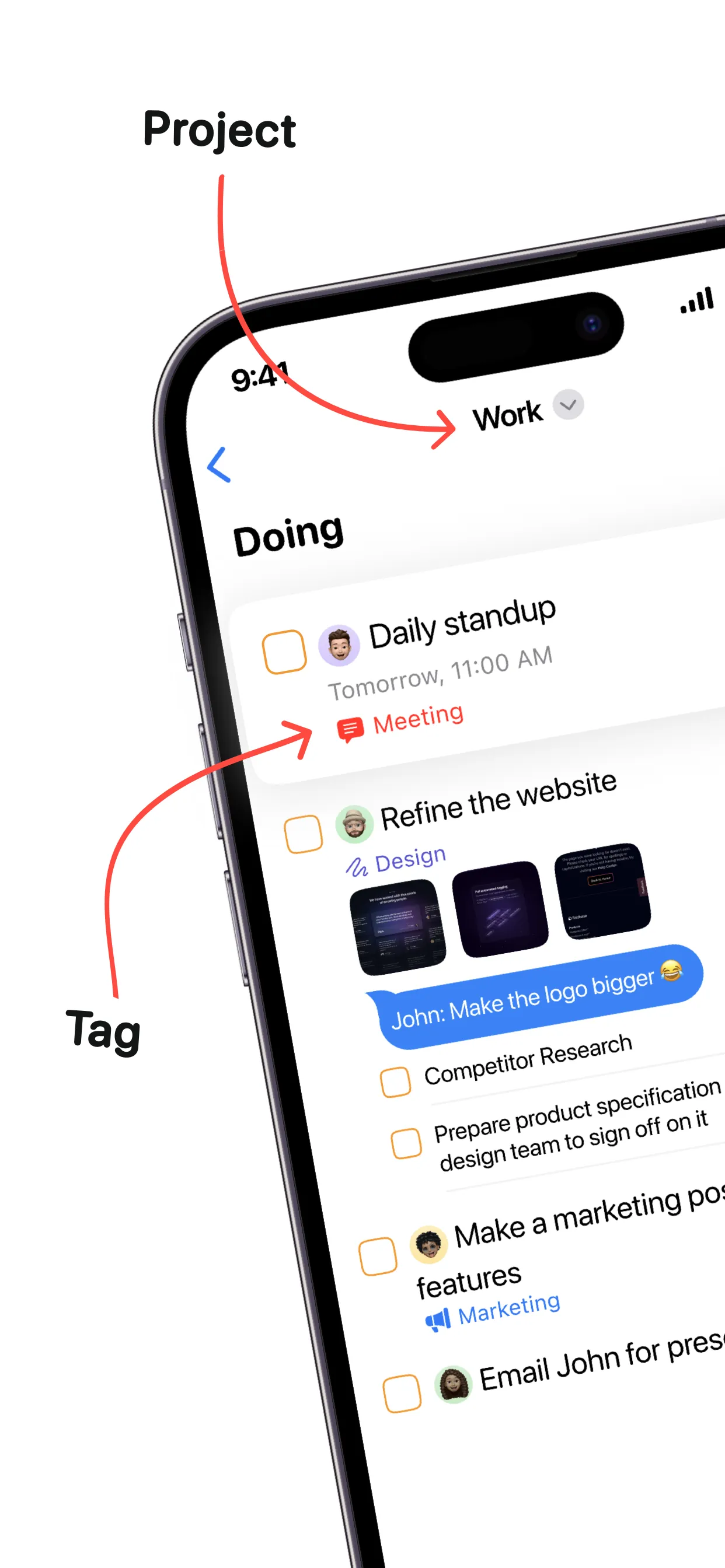 Tasks: Todo Lists & Kanban iphone screenshot 1