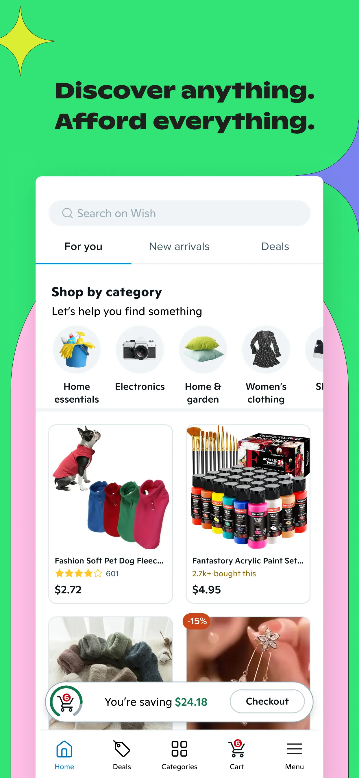 Wish: Shop and Save iphone screenshot 1