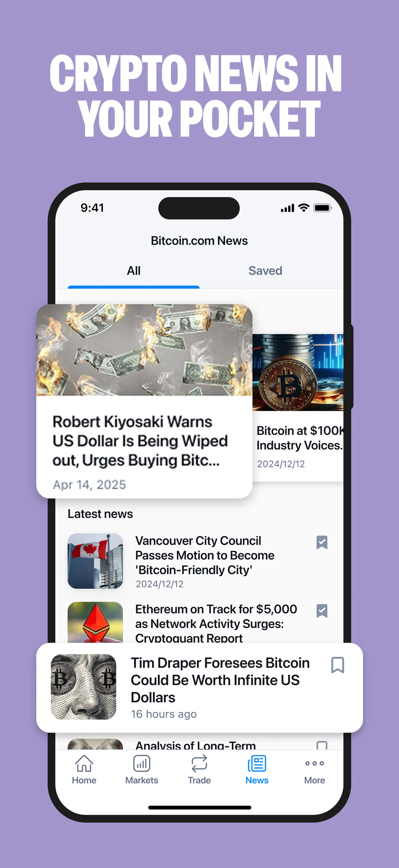 Bitcoin.com Wallet: Buy, sell iphone screenshot 6