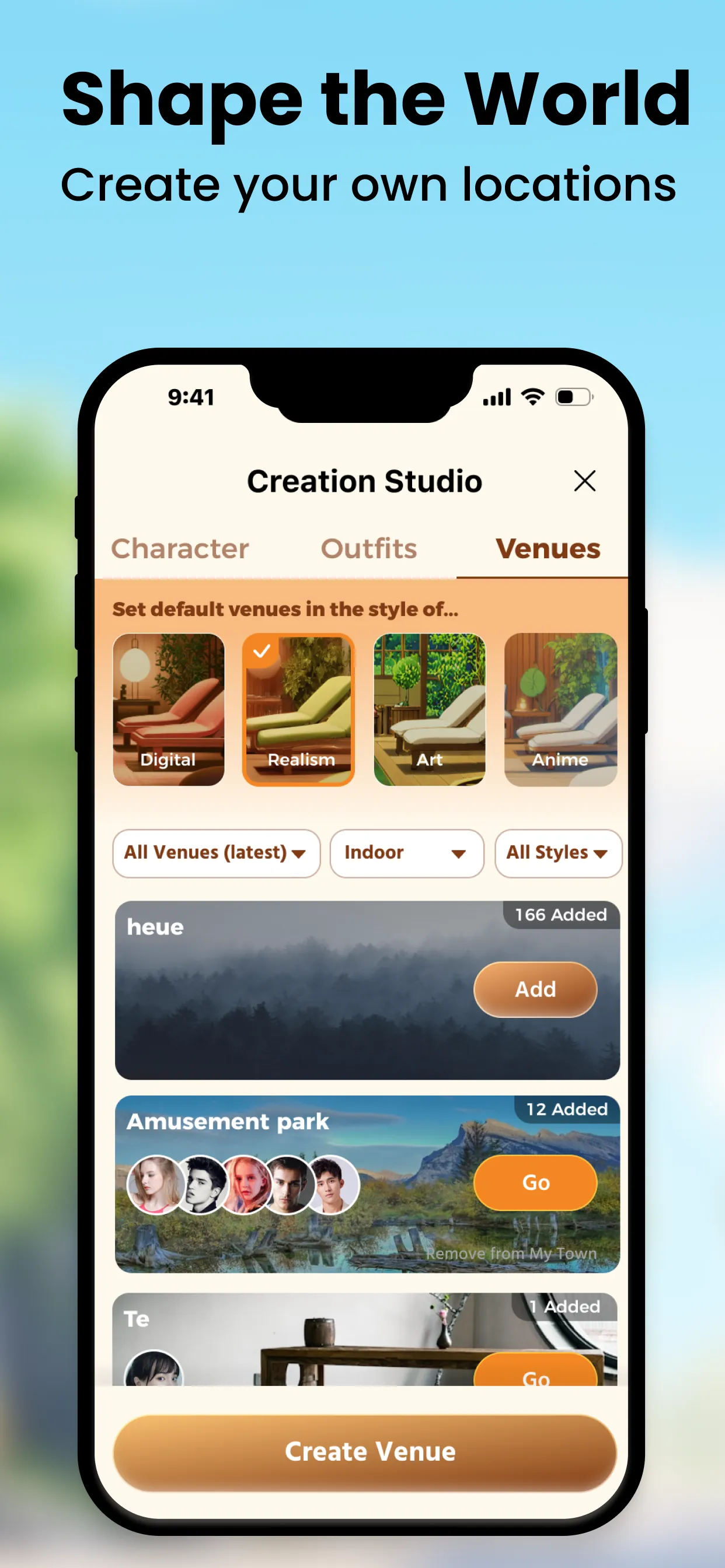 Enjoy - AI Town iphone screenshot 8