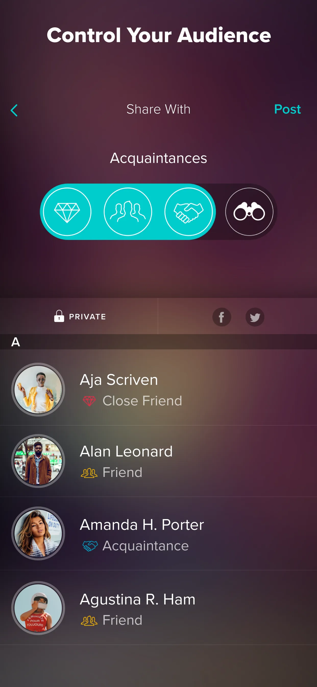 VERO - True Social iphone screenshot 2