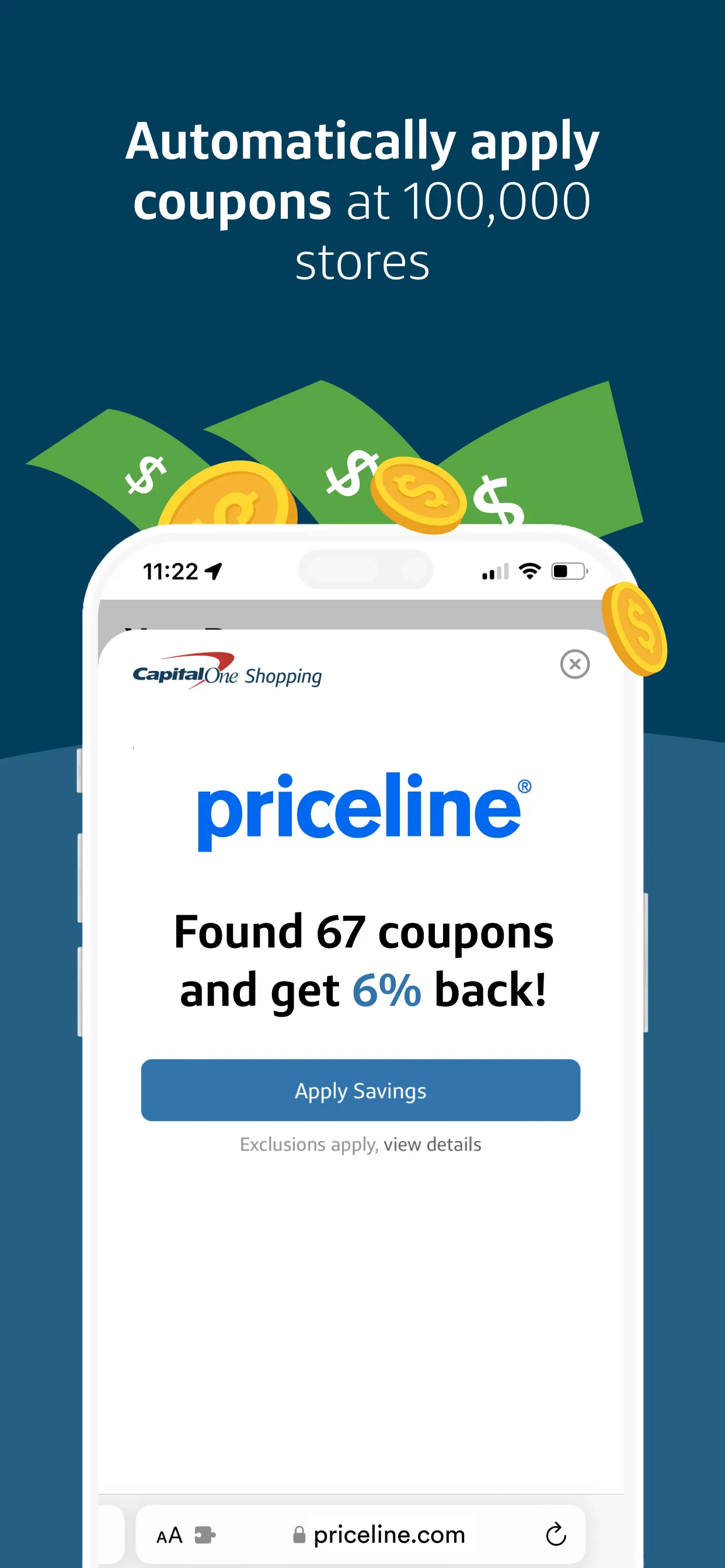 Capital One Shopping: Save Now iphone screenshot 2