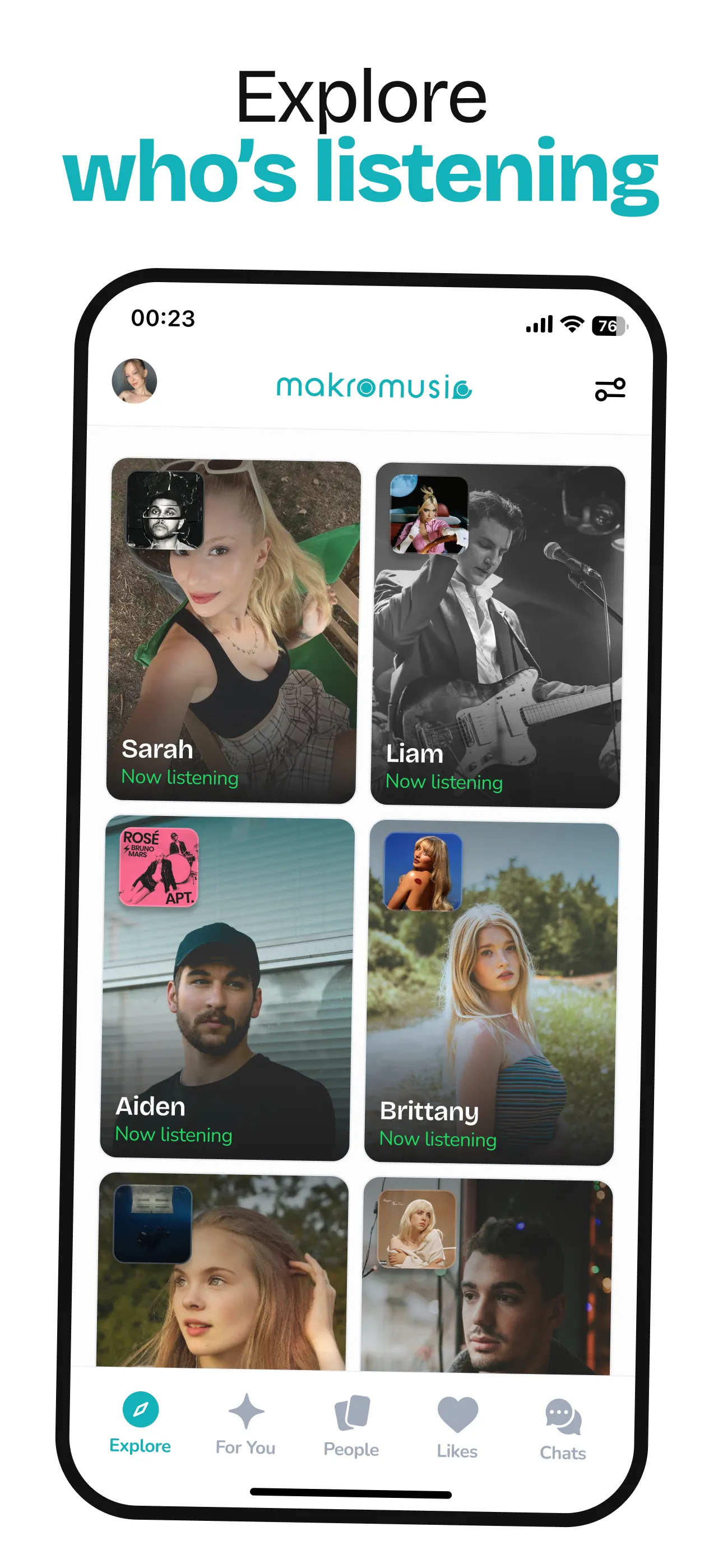 makromusic Dating for Spotify iphone screenshot 5