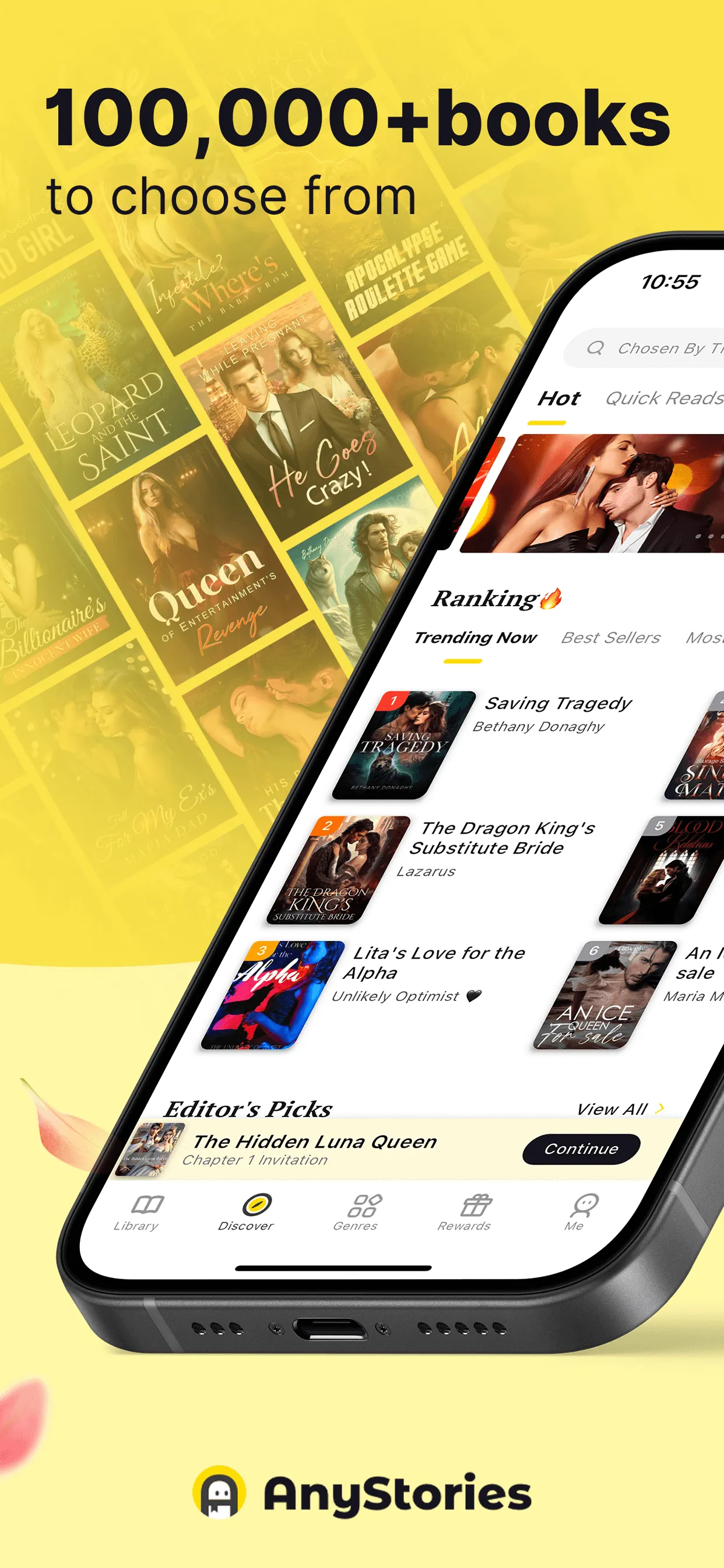 AnyStories-Good Novels & Books iphone screenshot 1