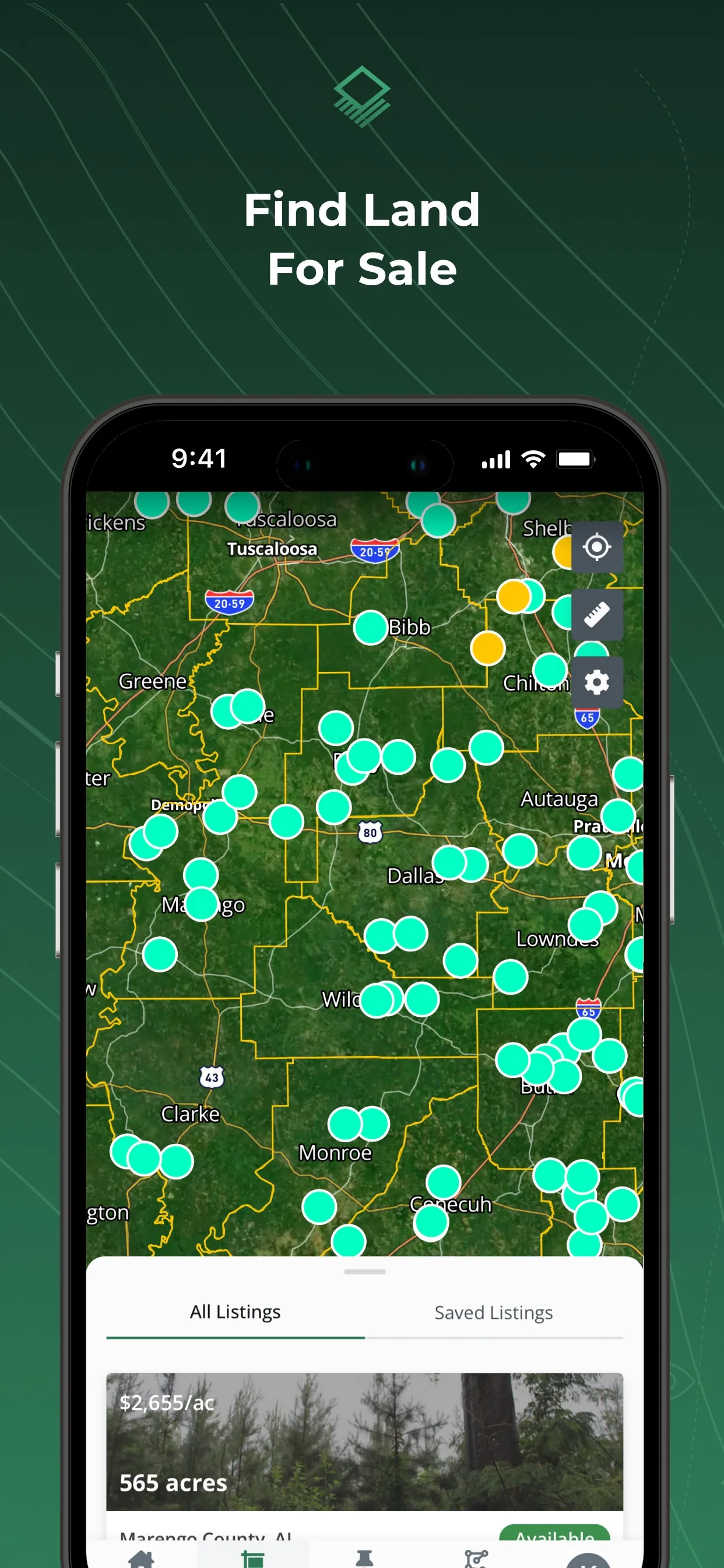 Acres: Land Data & Parcel Maps iphone screenshot 2