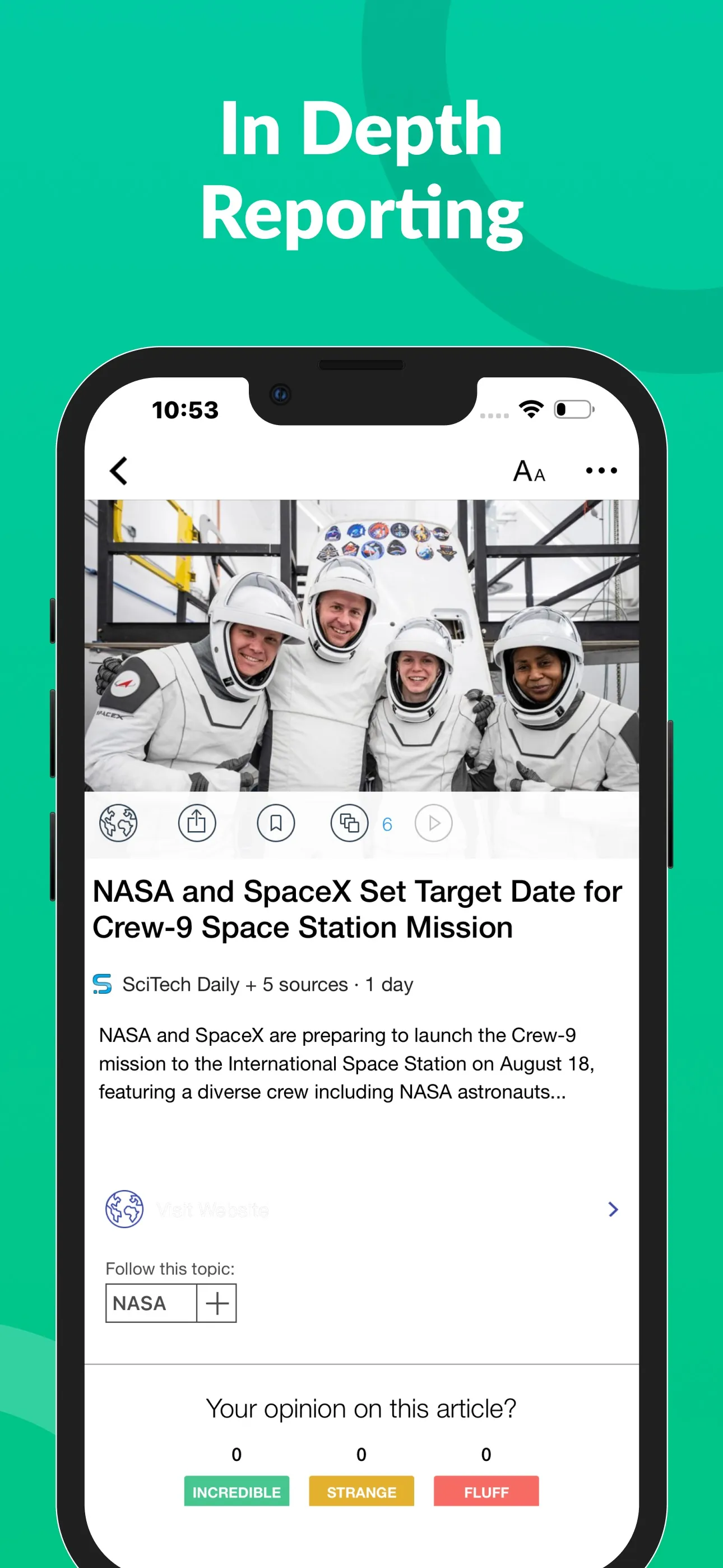 Science News & Discoveries iphone screenshot 5