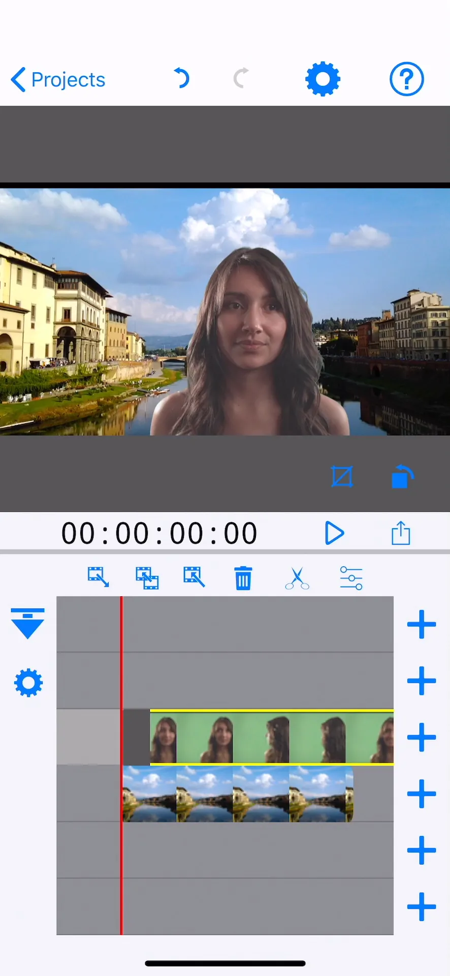 Veescope Live Green Screen App iphone screenshot 1