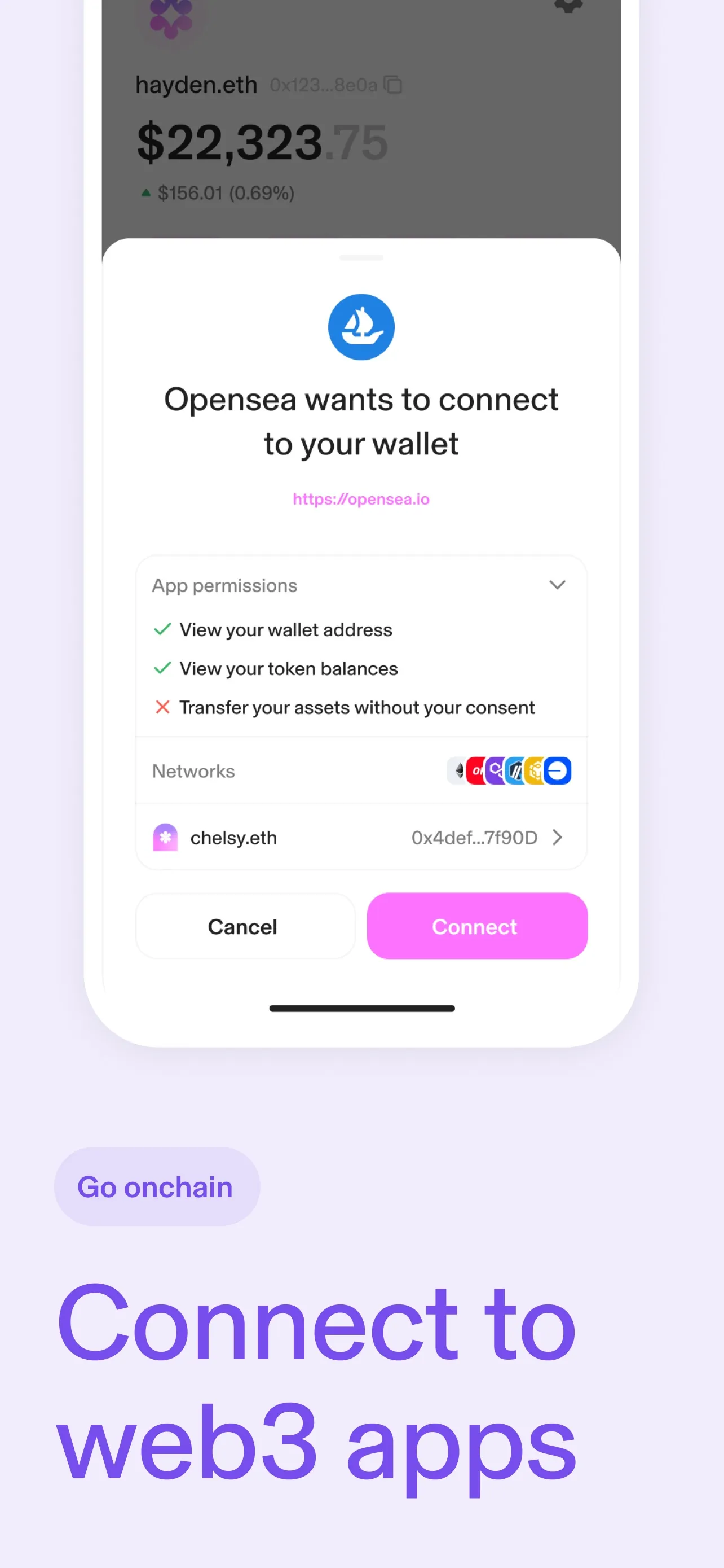 Uniswap: Crypto & NFT Wallet iphone screenshot 7