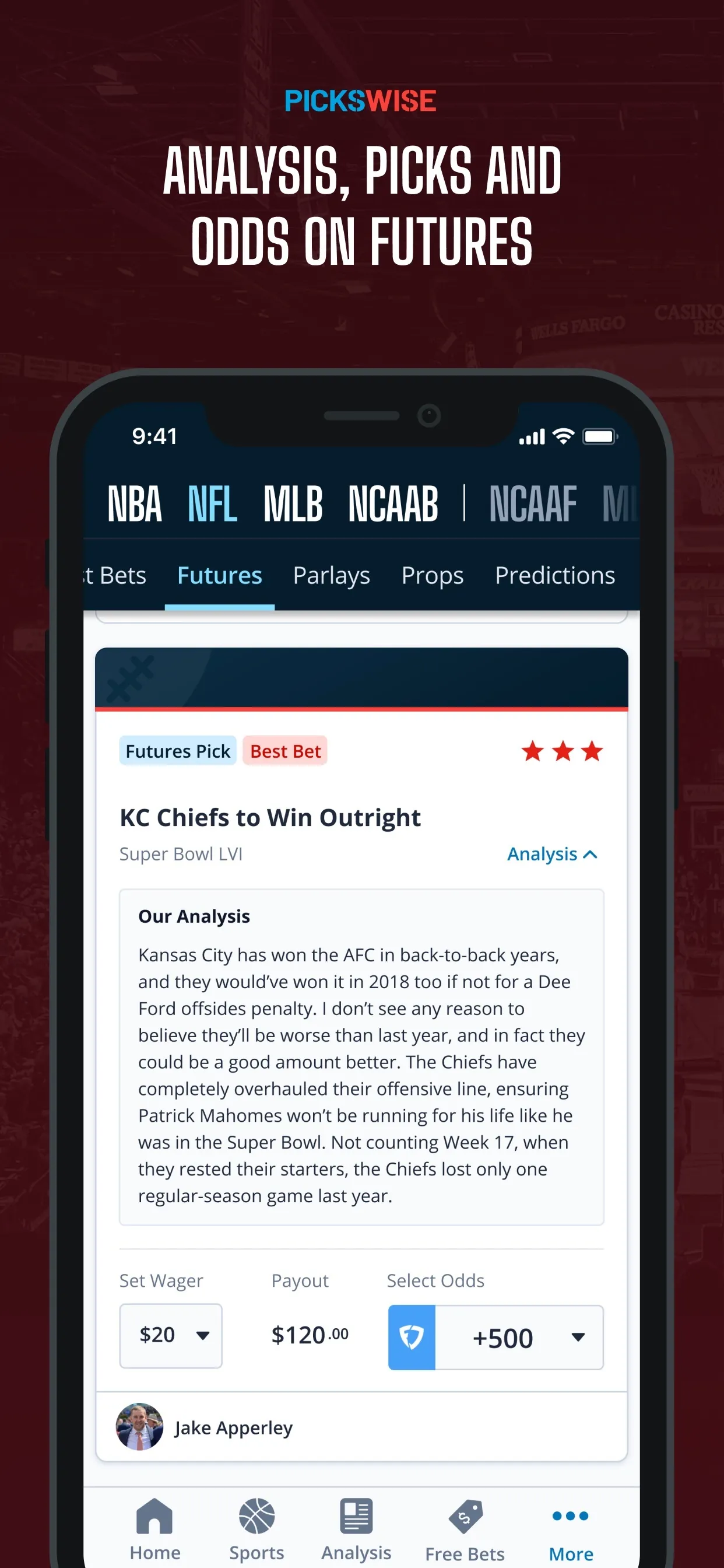 Pickswise Sports Betting iphone screenshot 8