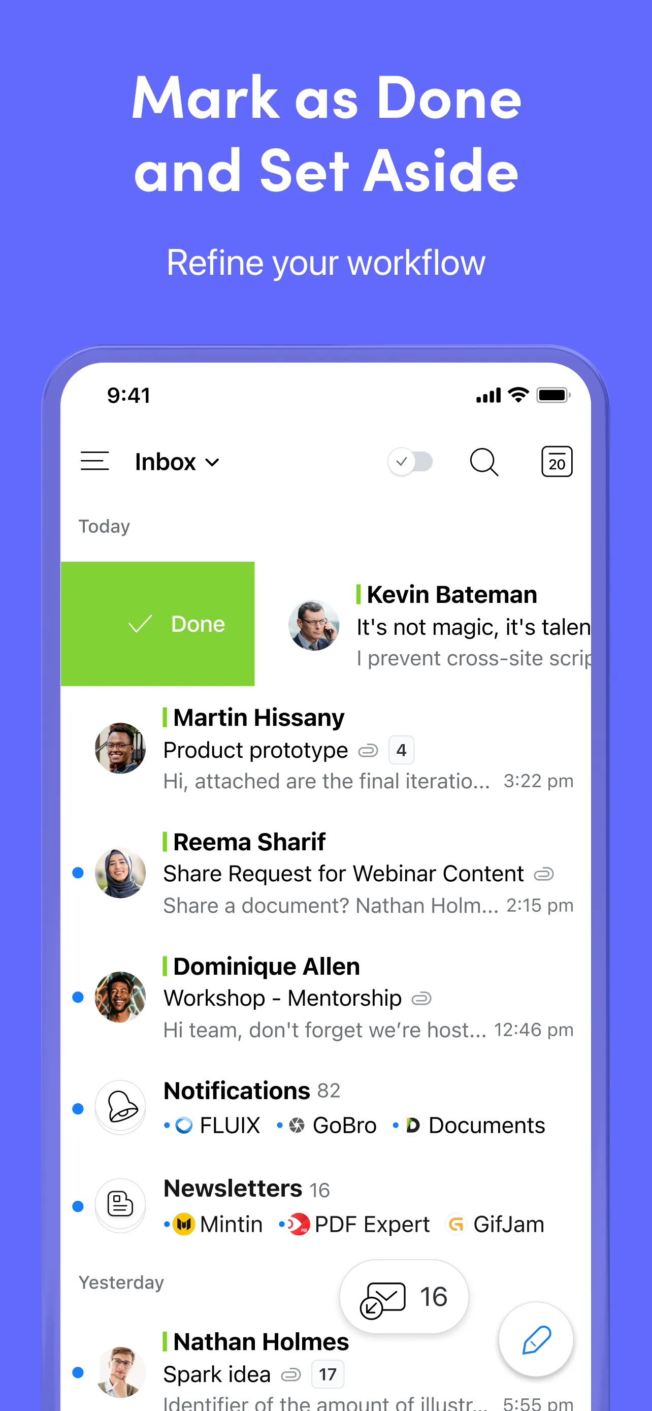 Spark Mail + AI: Email Inbox iphone screenshot 7