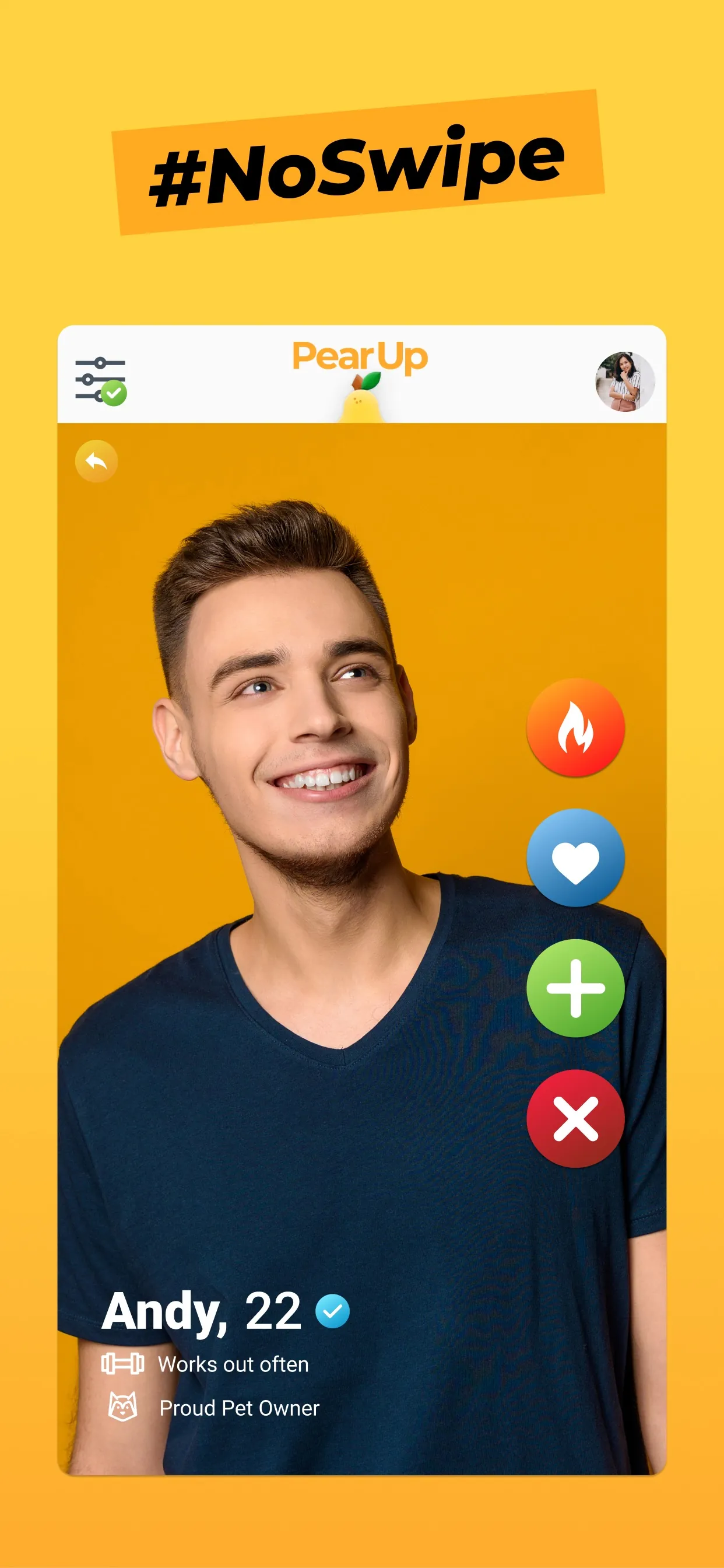 PearUp - Chat & Dating App iphone screenshot 2