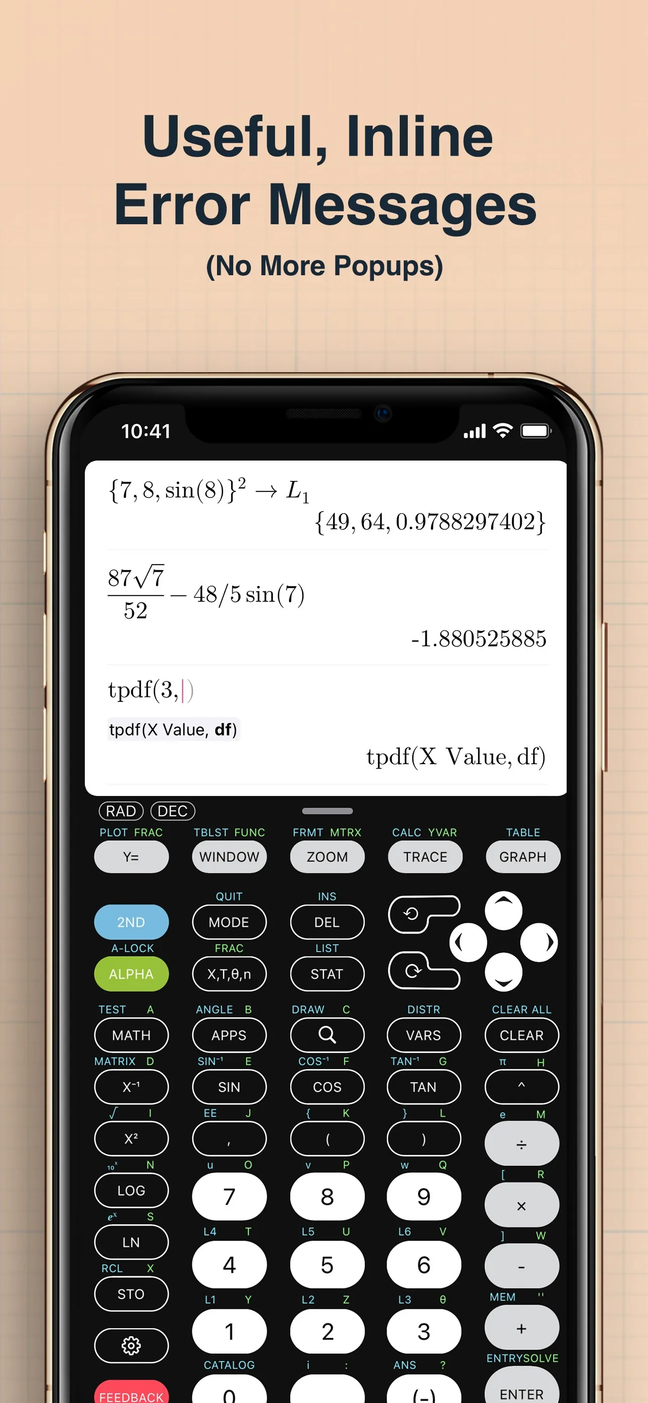 Calculate84 iphone screenshot 3