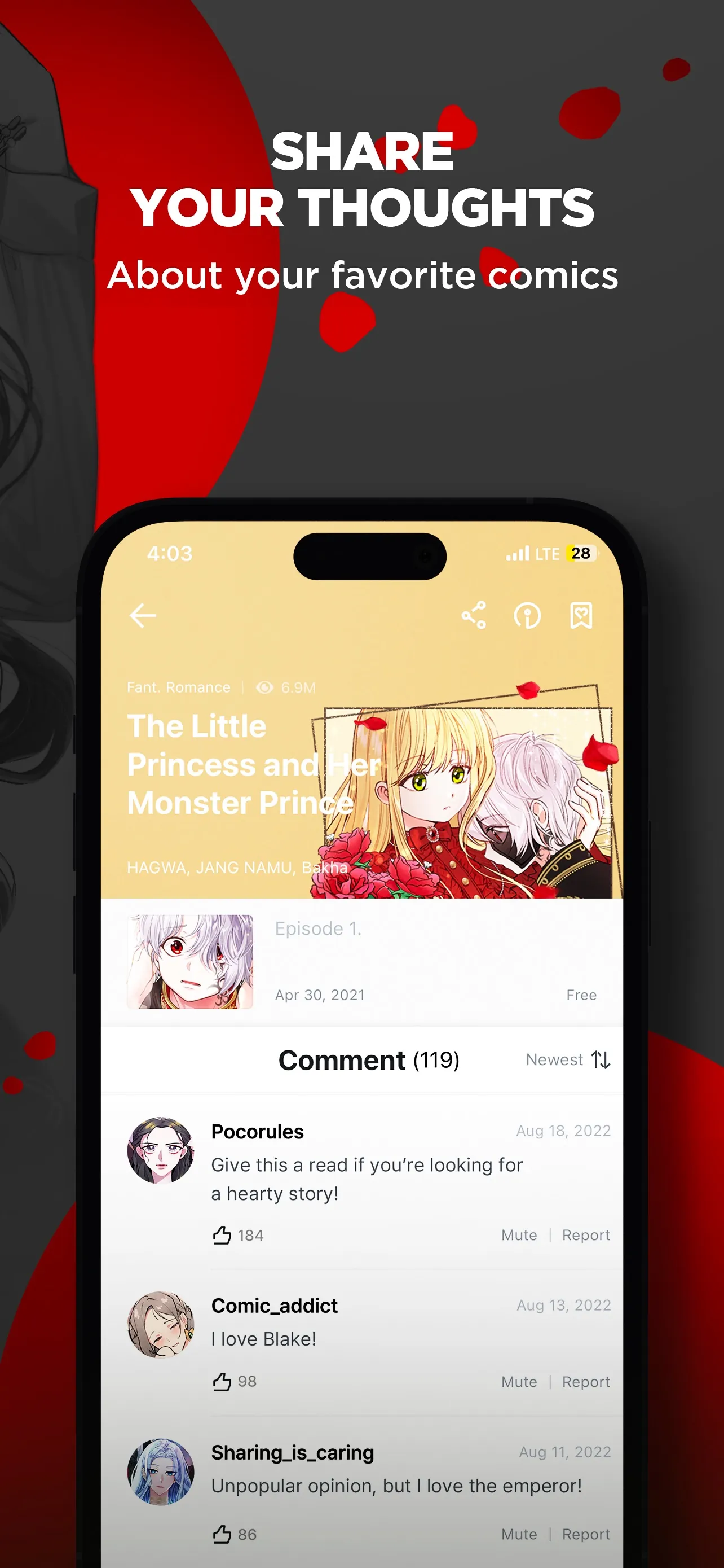POCKET COMICS: Romance Webtoon iphone screenshot 8