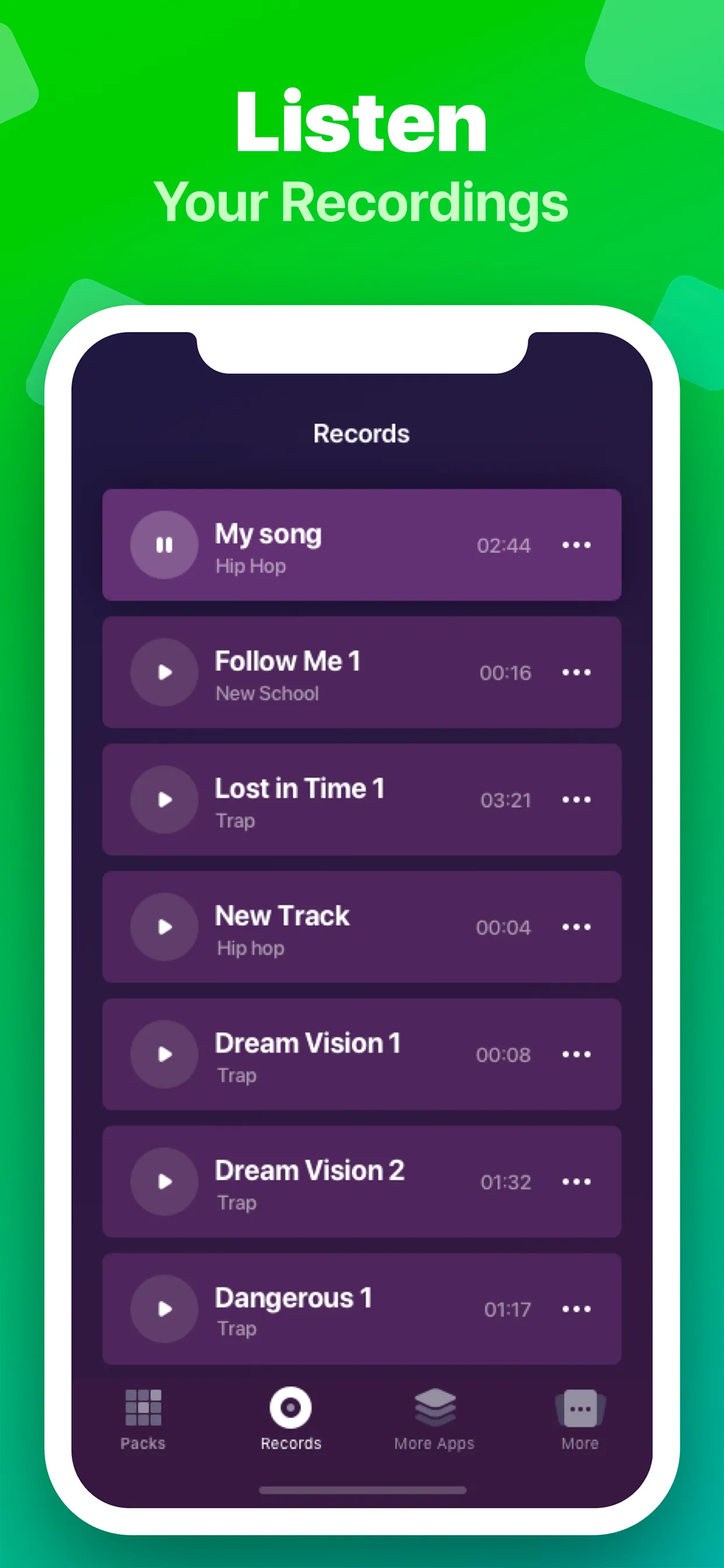 Hip-Hop Beat Maker: Make Beats iphone screenshot 5