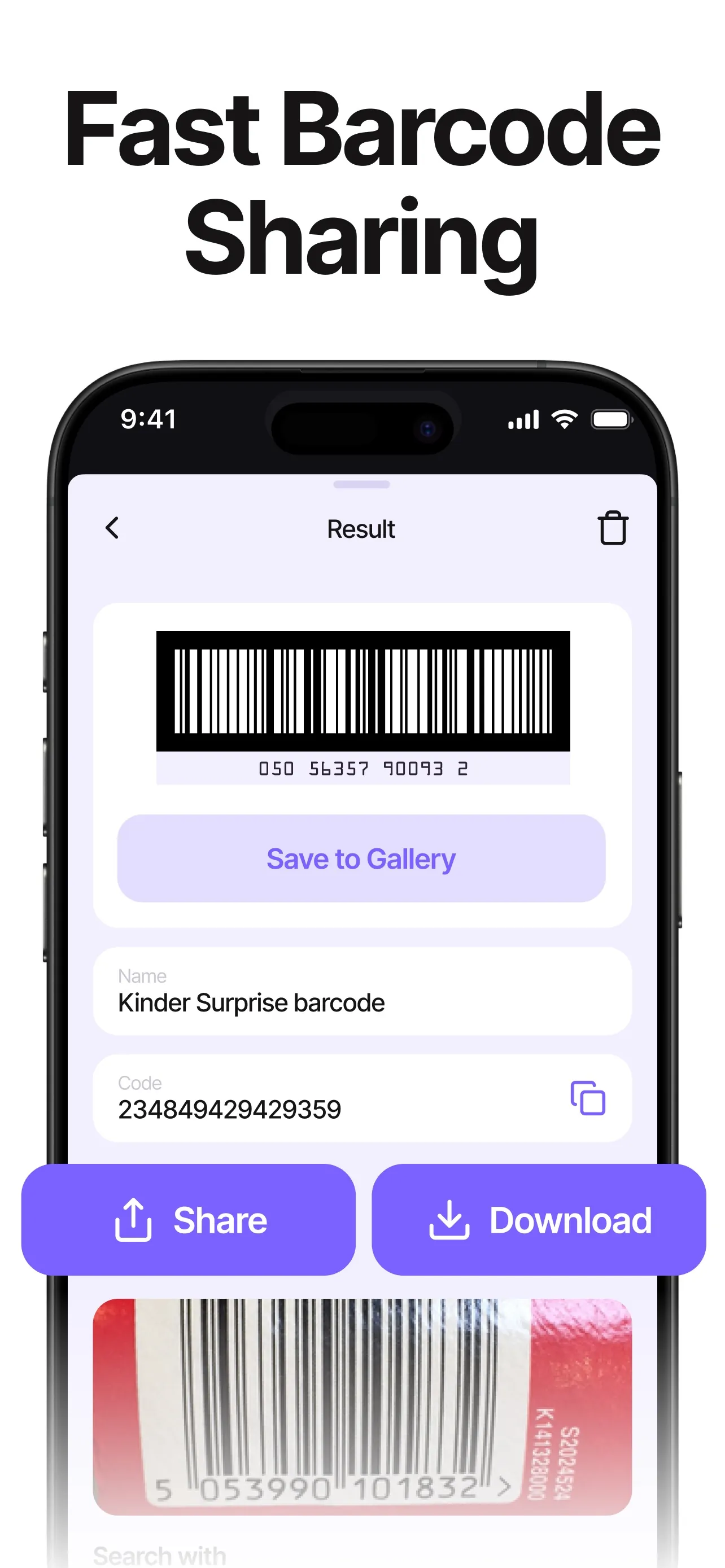 Barcode Scanner, QR Reader iphone screenshot 7