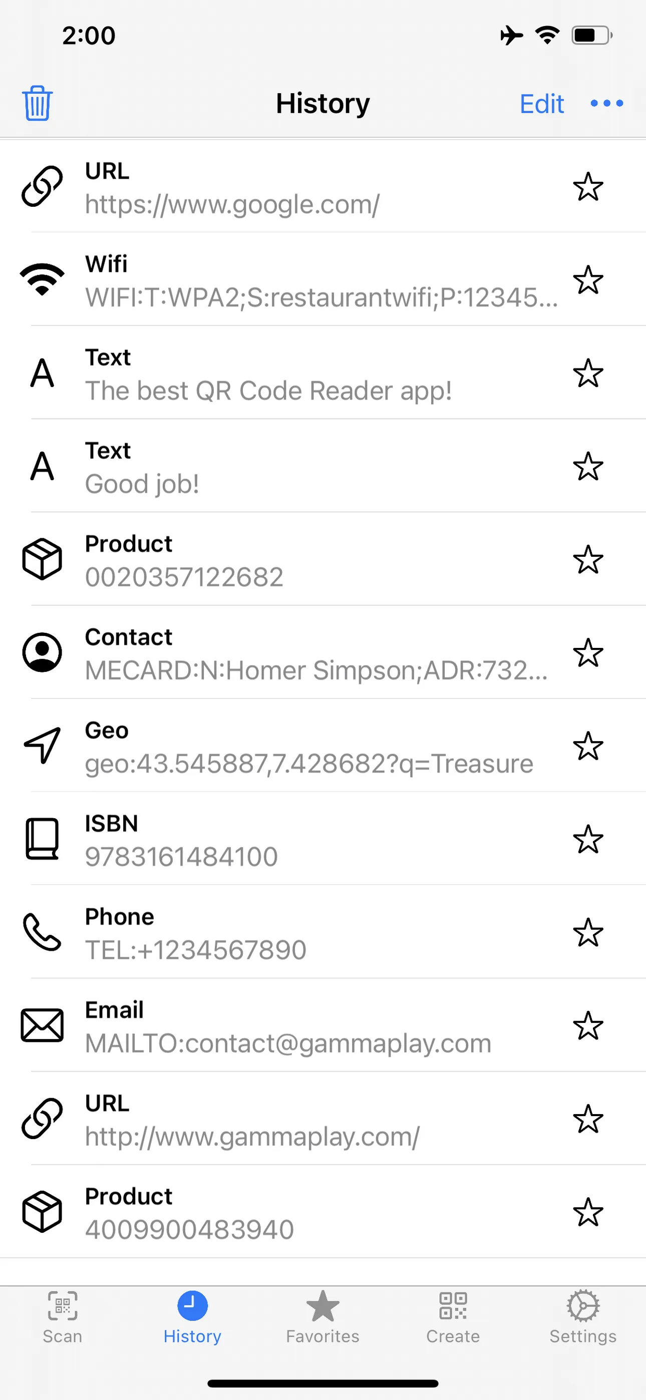 QR Code Reader + QR Scanner iphone screenshot 5