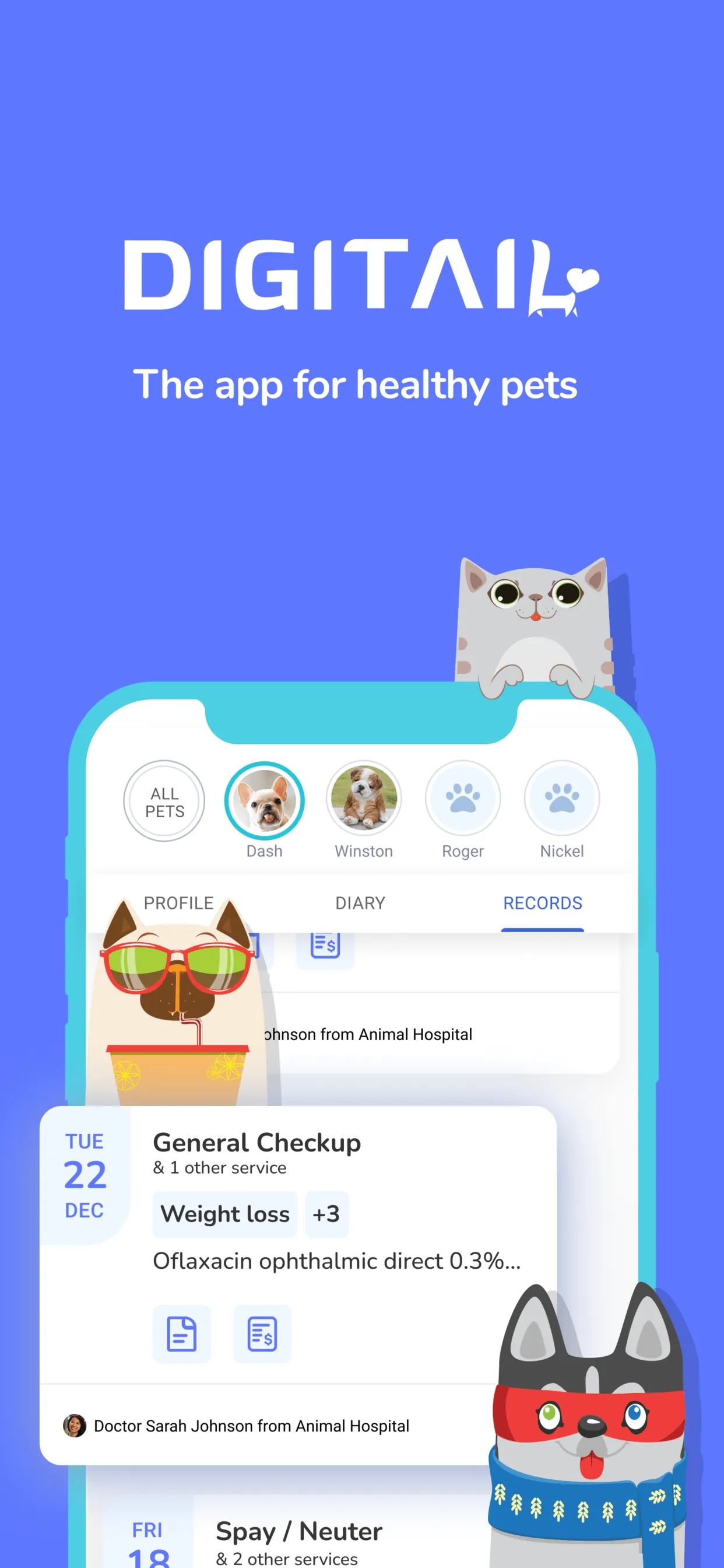 Digitail - Smarter Pet Care iphone screenshot 1