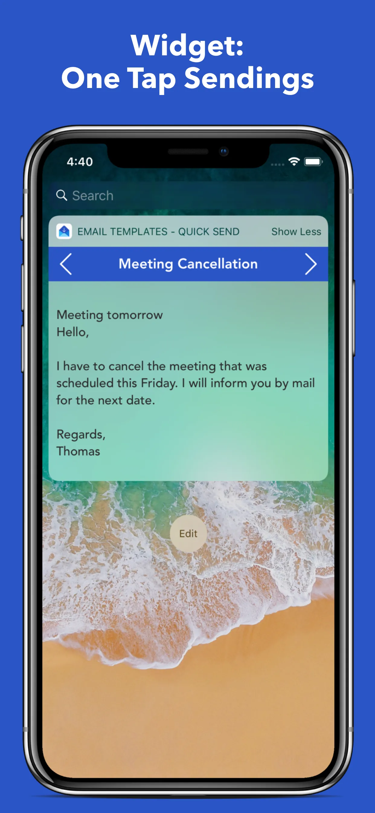 Email Templates iphone screenshot 3