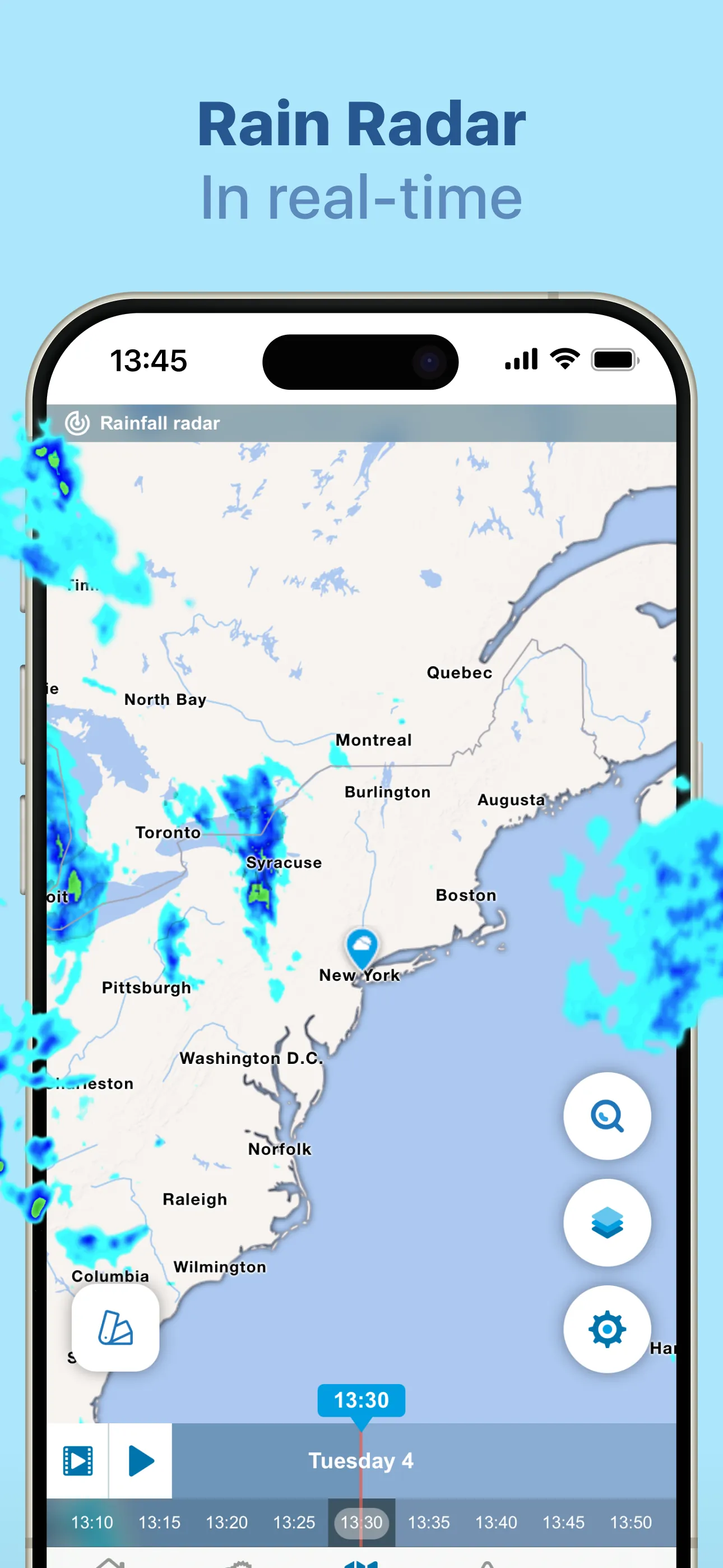 Meteored - Weather Radar iphone screenshot 2