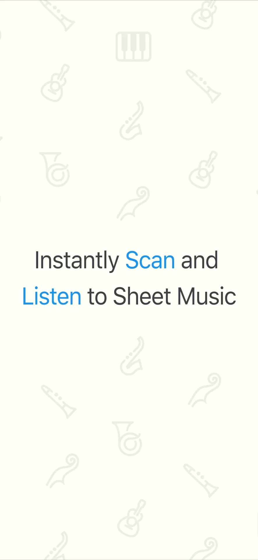 Sheet Music Scanner iphone screenshot 1