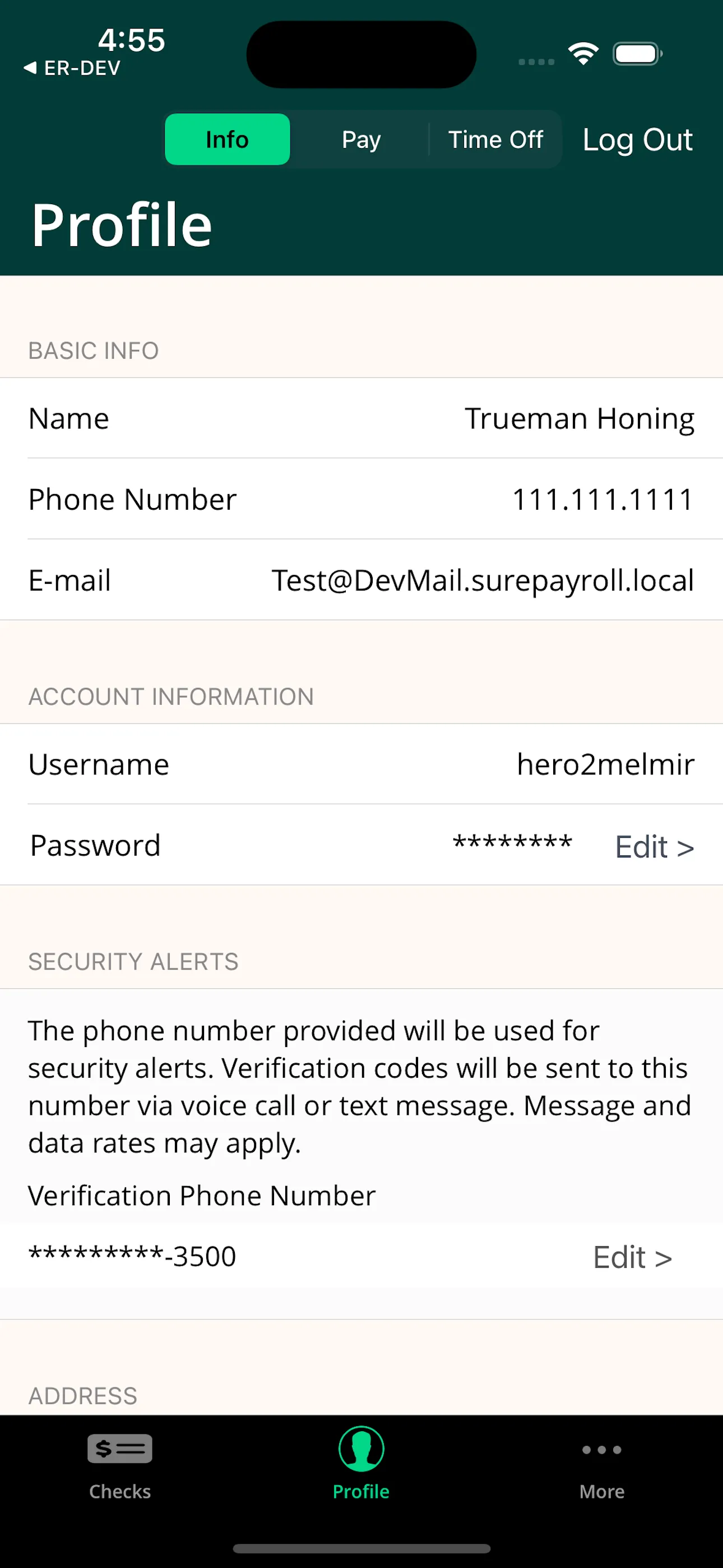SurePayroll for Employees iphone screenshot 4
