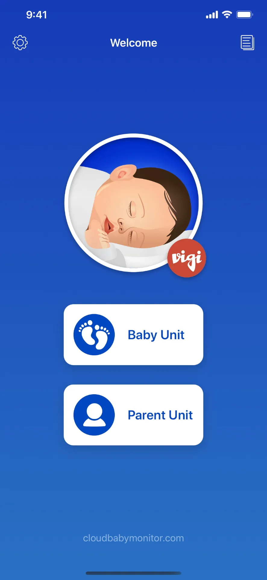 Cloud Baby Monitor iphone screenshot 1