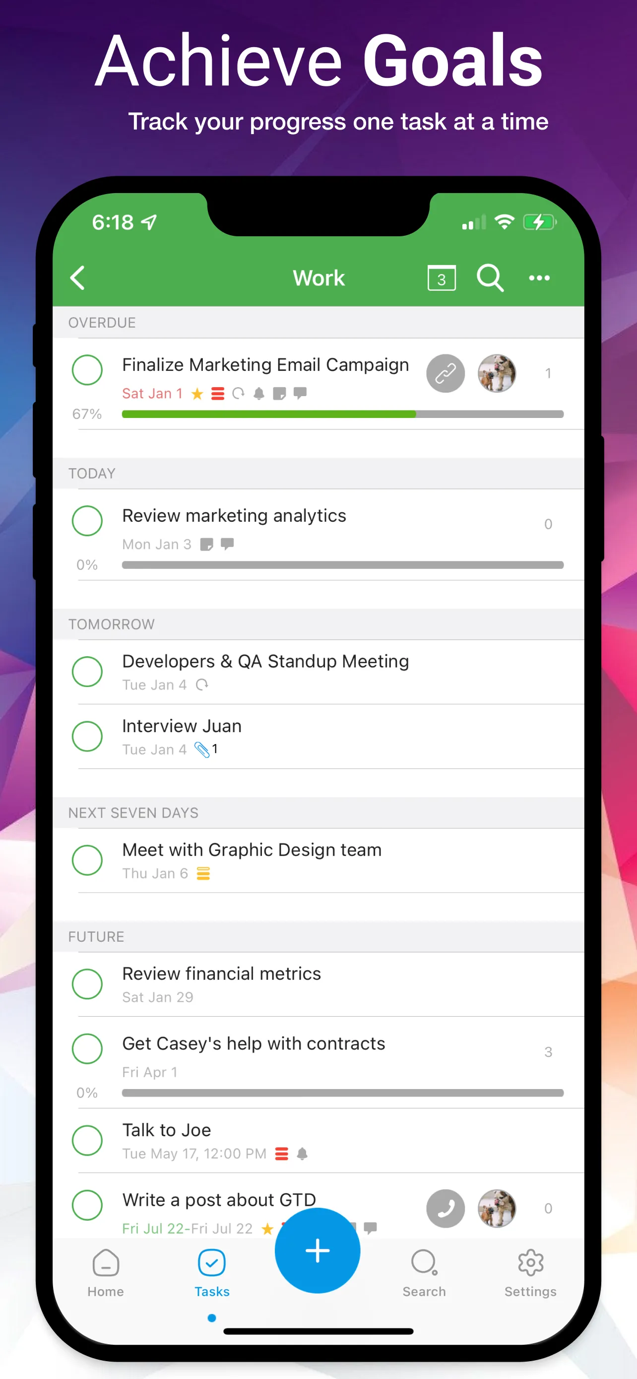 TaskFire : To-Do List & Tasks iphone screenshot 4