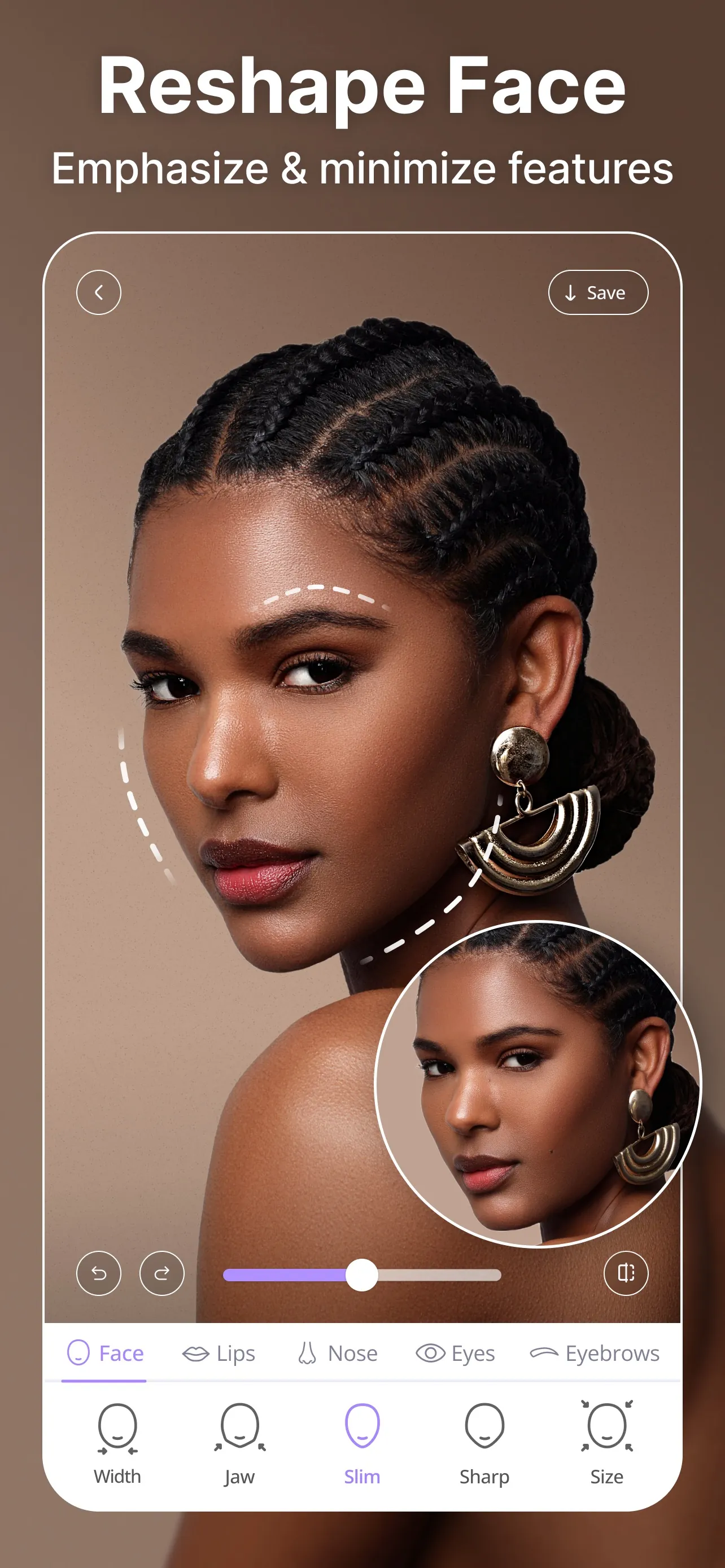 BeautyUp－AI Face & Body Editor iphone screenshot 5