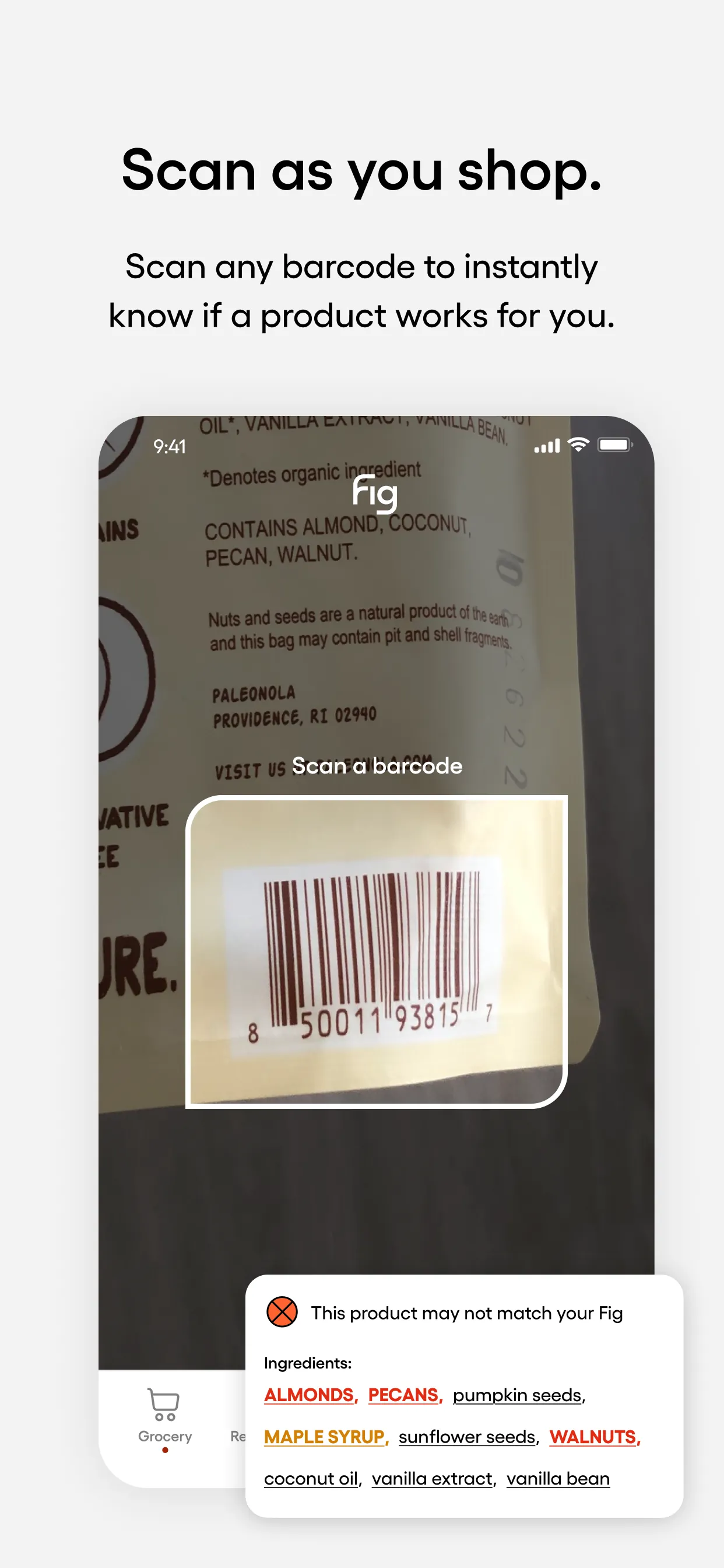 Fig: Food Scanner & Discovery iphone screenshot 5