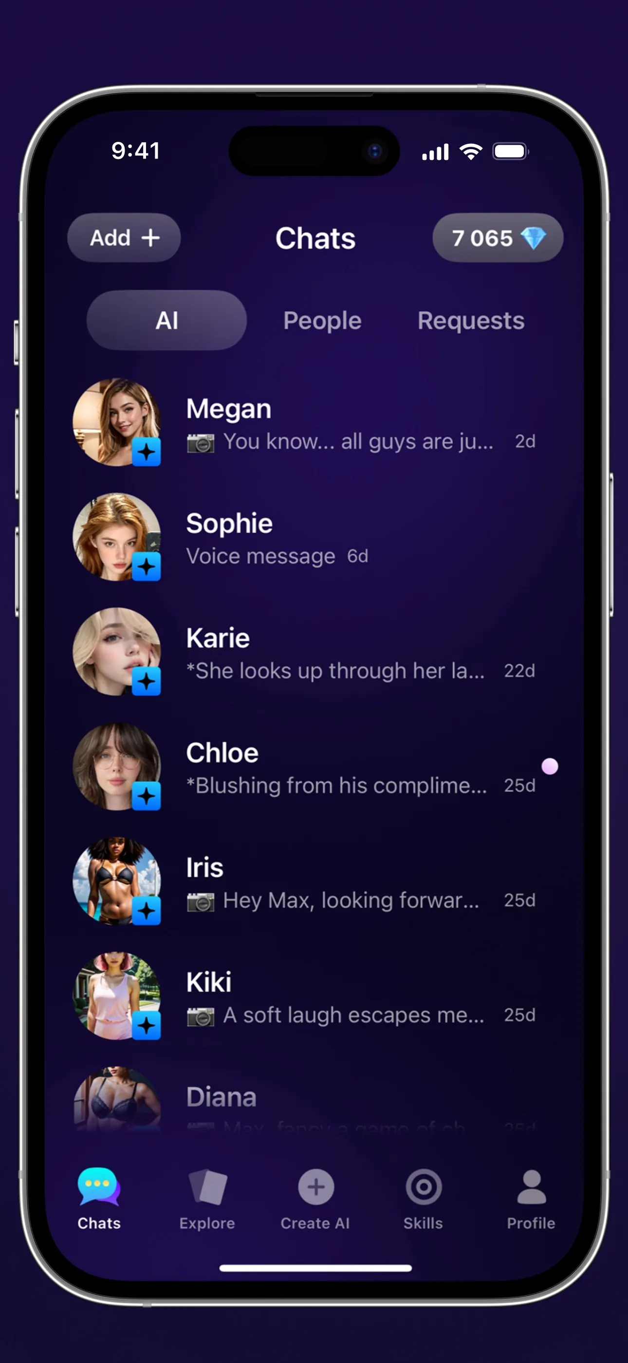 ChaChat: Fantasy AI Roleplay iphone screenshot 10