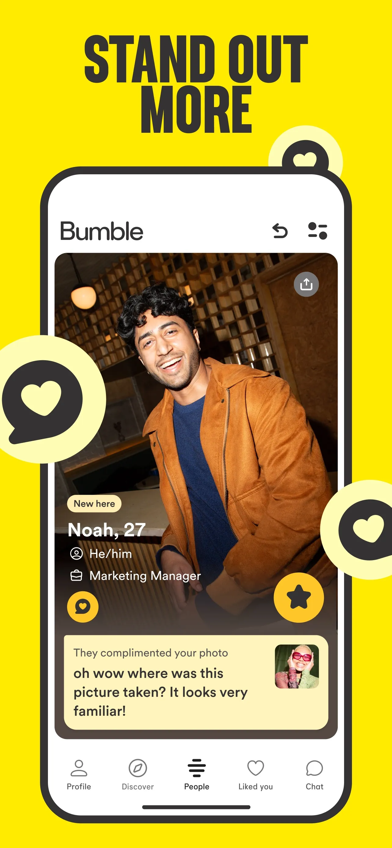 Bumble Dating App: Meet & Date iphone screenshot 3