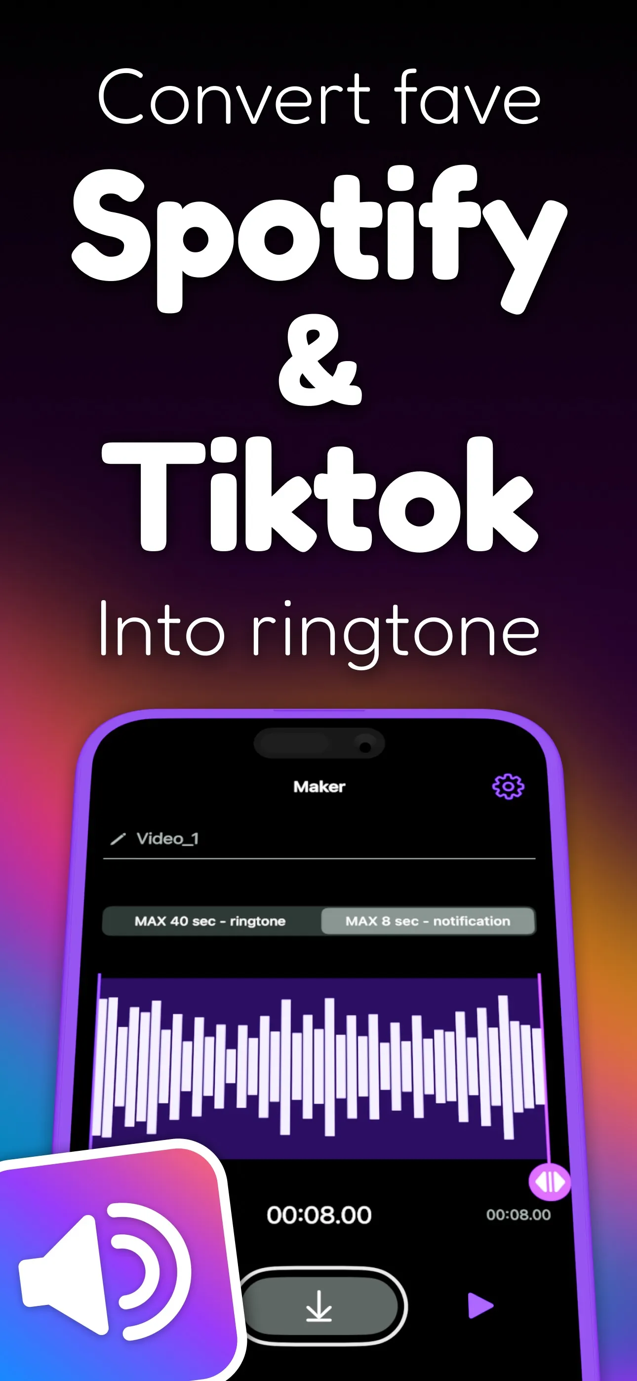 RINGTONE MAKER #1 for iPhone iphone screenshot 1