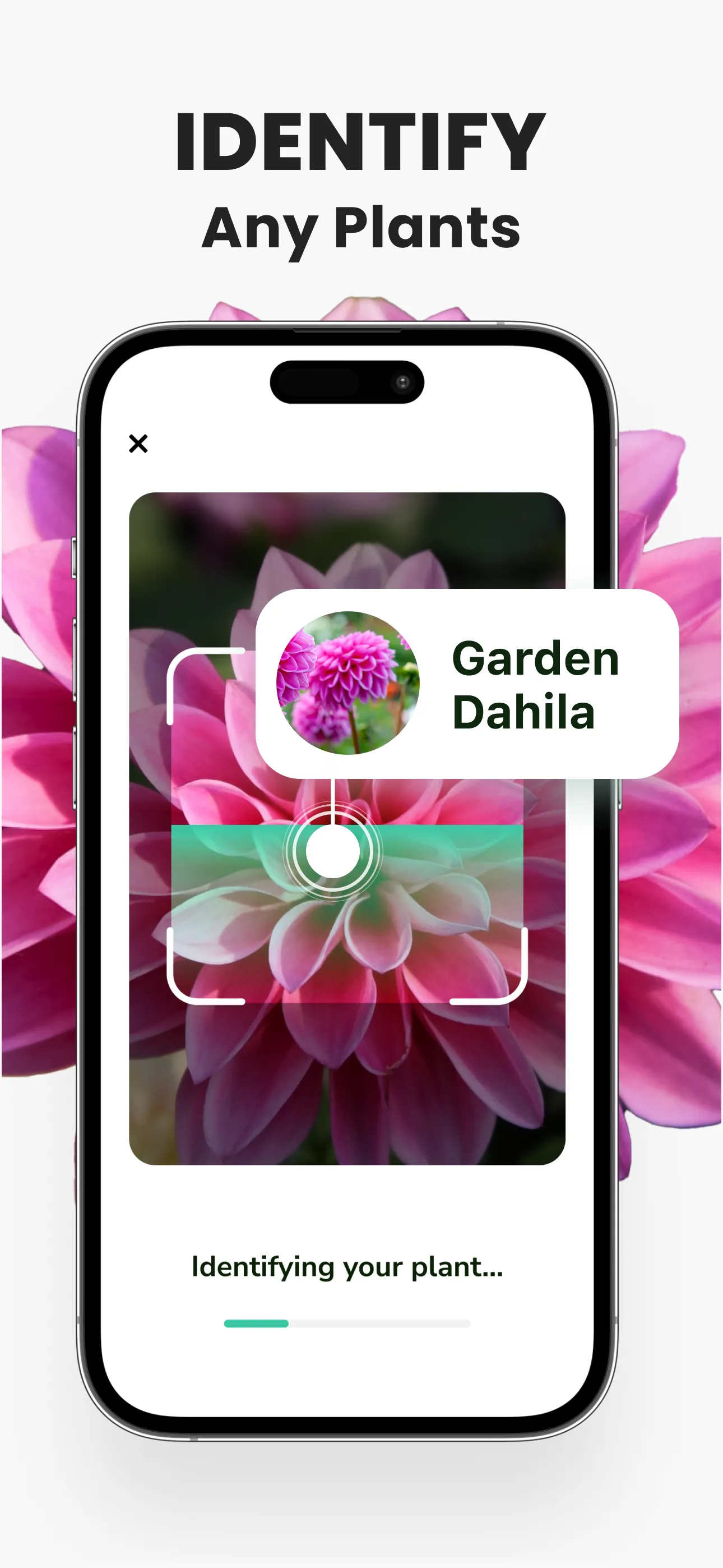 Plant Identifier - PlantMe iphone screenshot 1