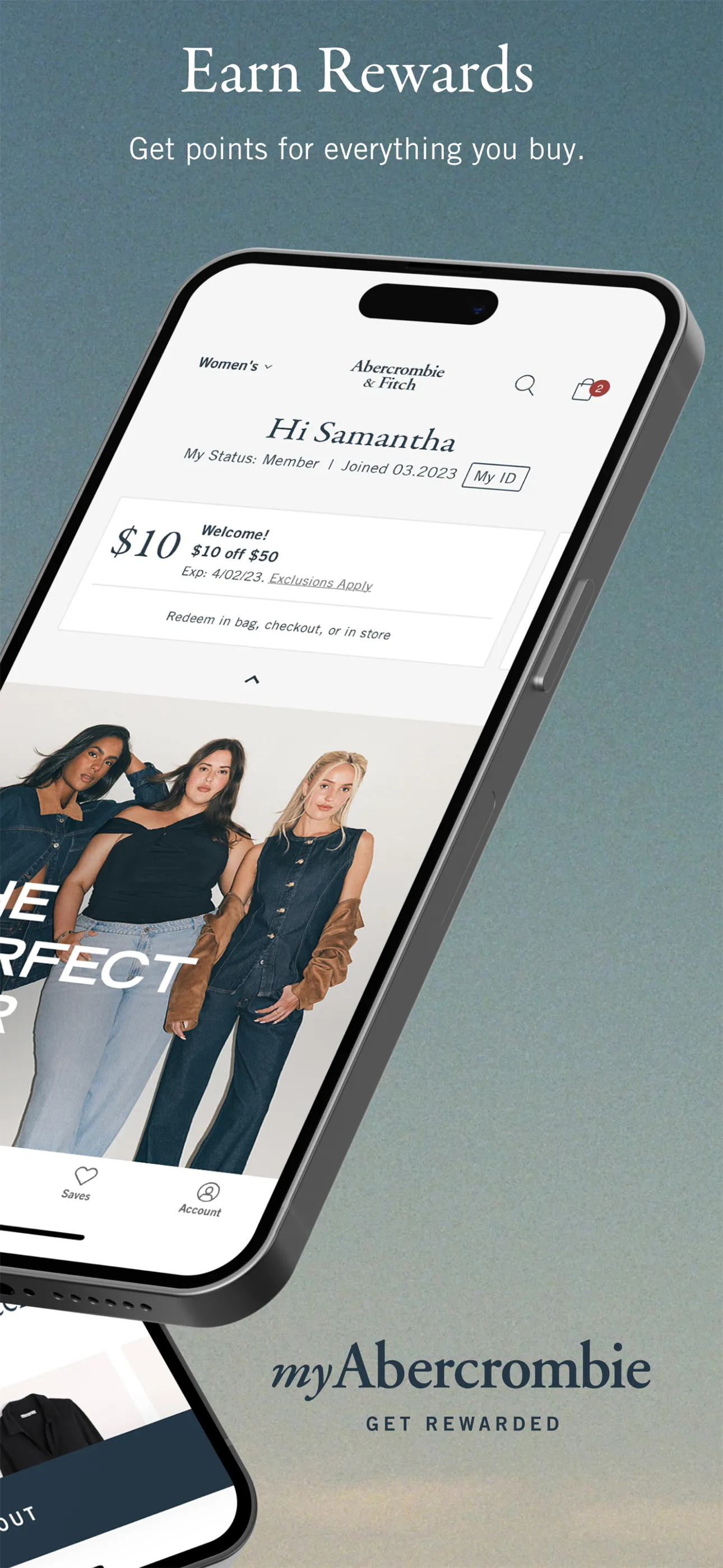 Abercrombie & Fitch iphone screenshot 2