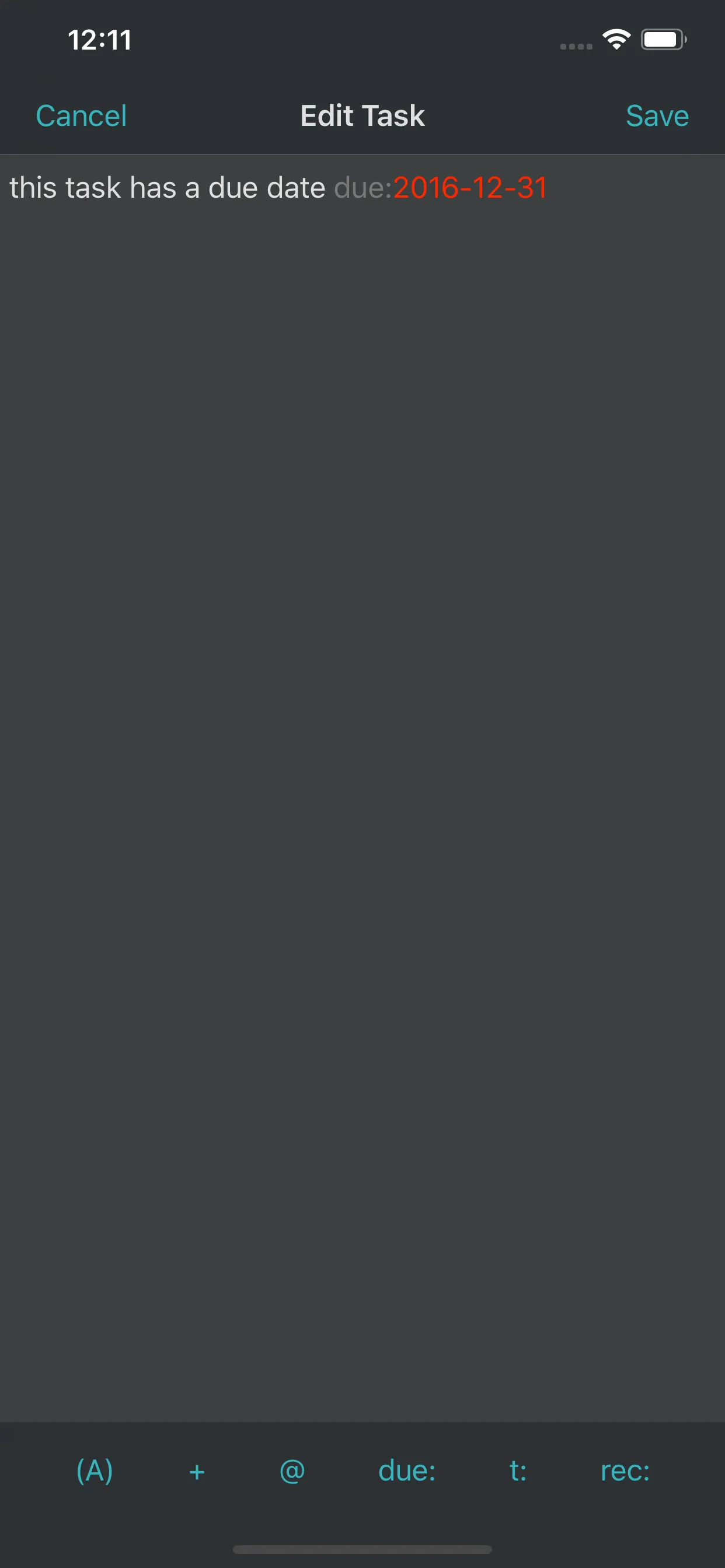 SwiftoDo for todo.txt iphone screenshot 5