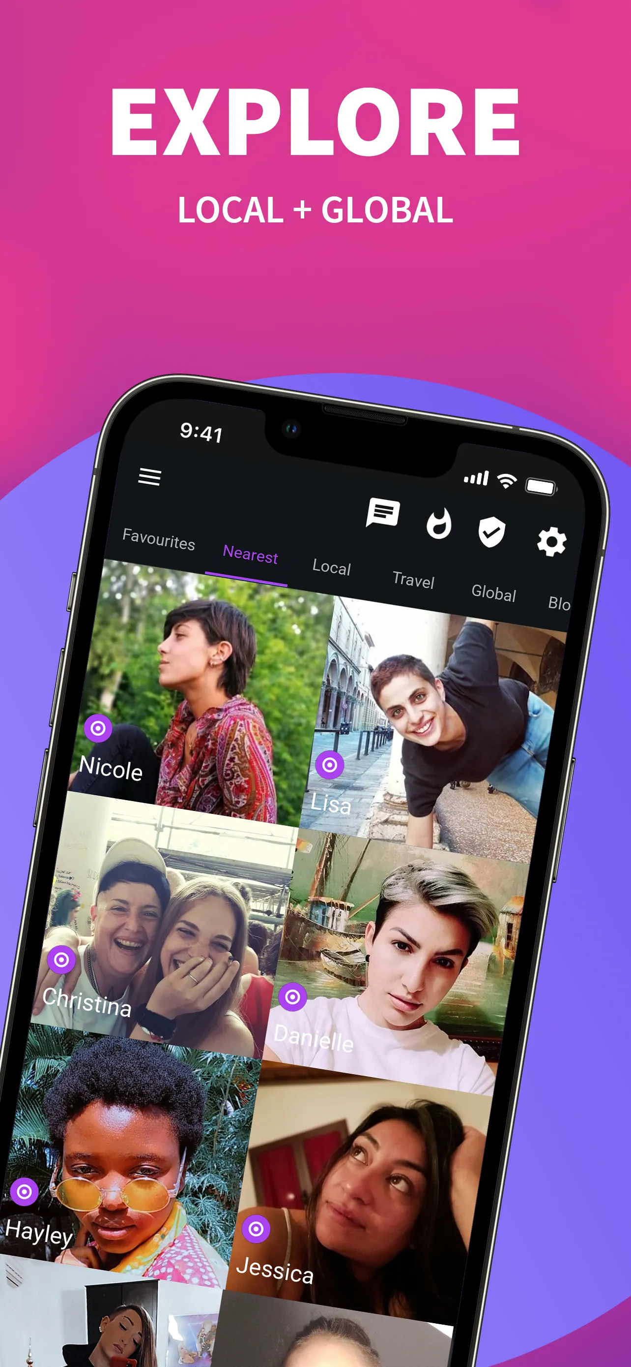 Wapa: Lesbian Dating & Chat iphone screenshot 5